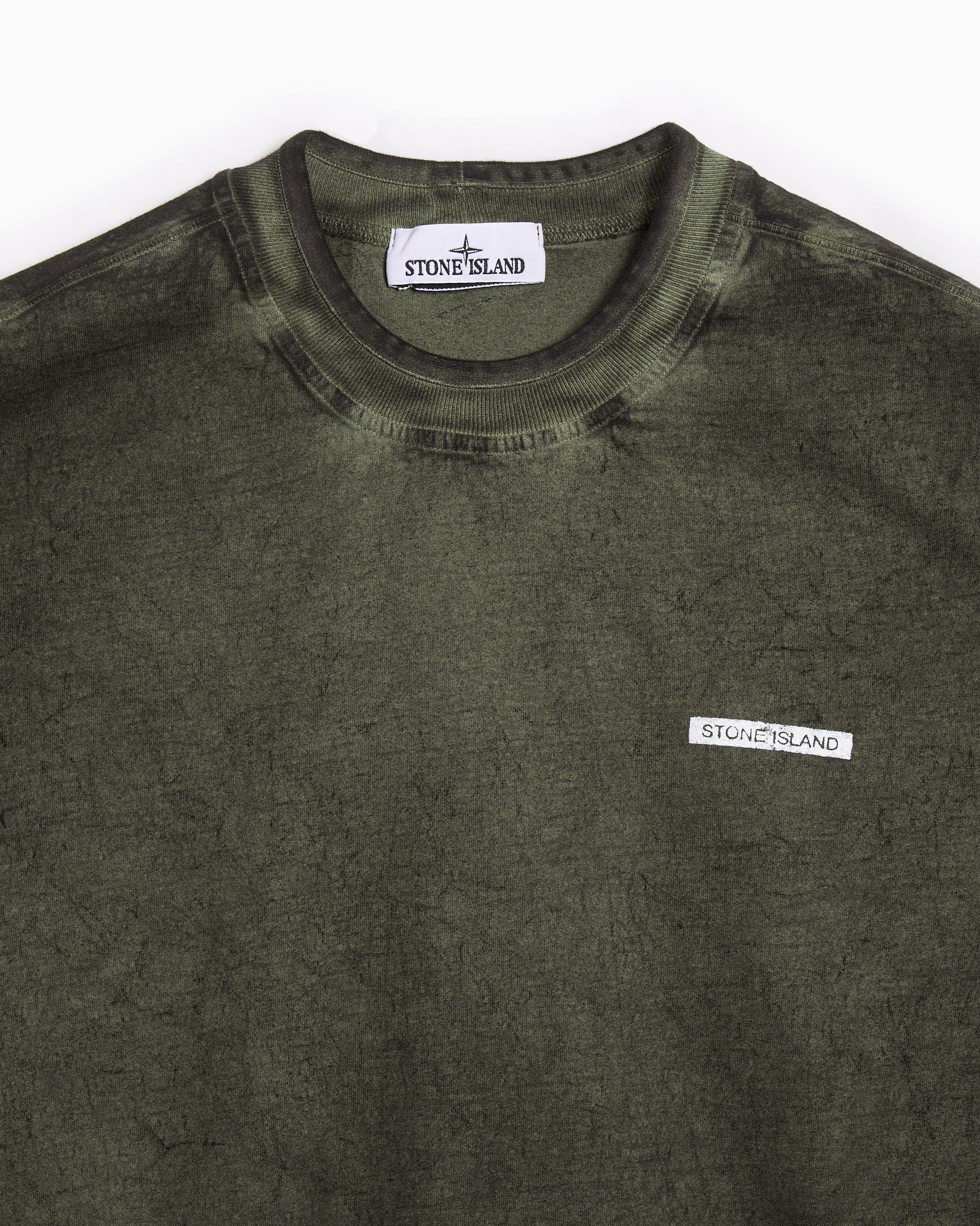 Stone Island Camiseta Relaxed Stone Island Velo Effect para hombre