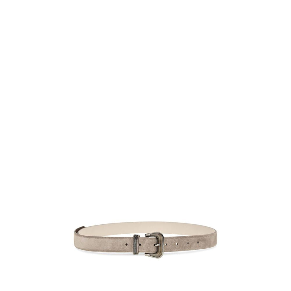 Brunello Cucinelli Calf Leather Bos Taurus Regular Women's Belt