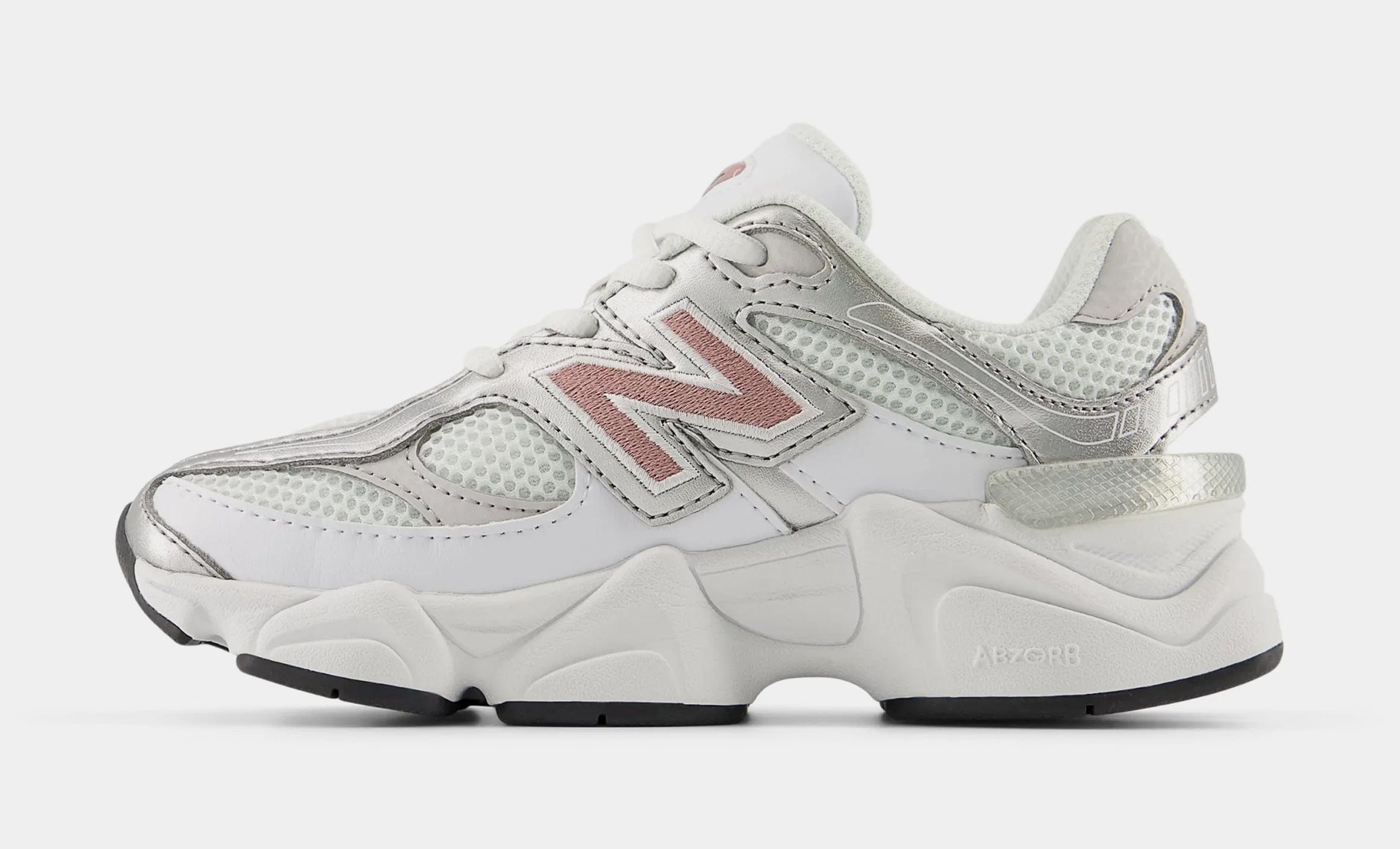 Newbalance 9060 Lace Preschool Lifestyle Shoes (New Balance 103/Rosewood)