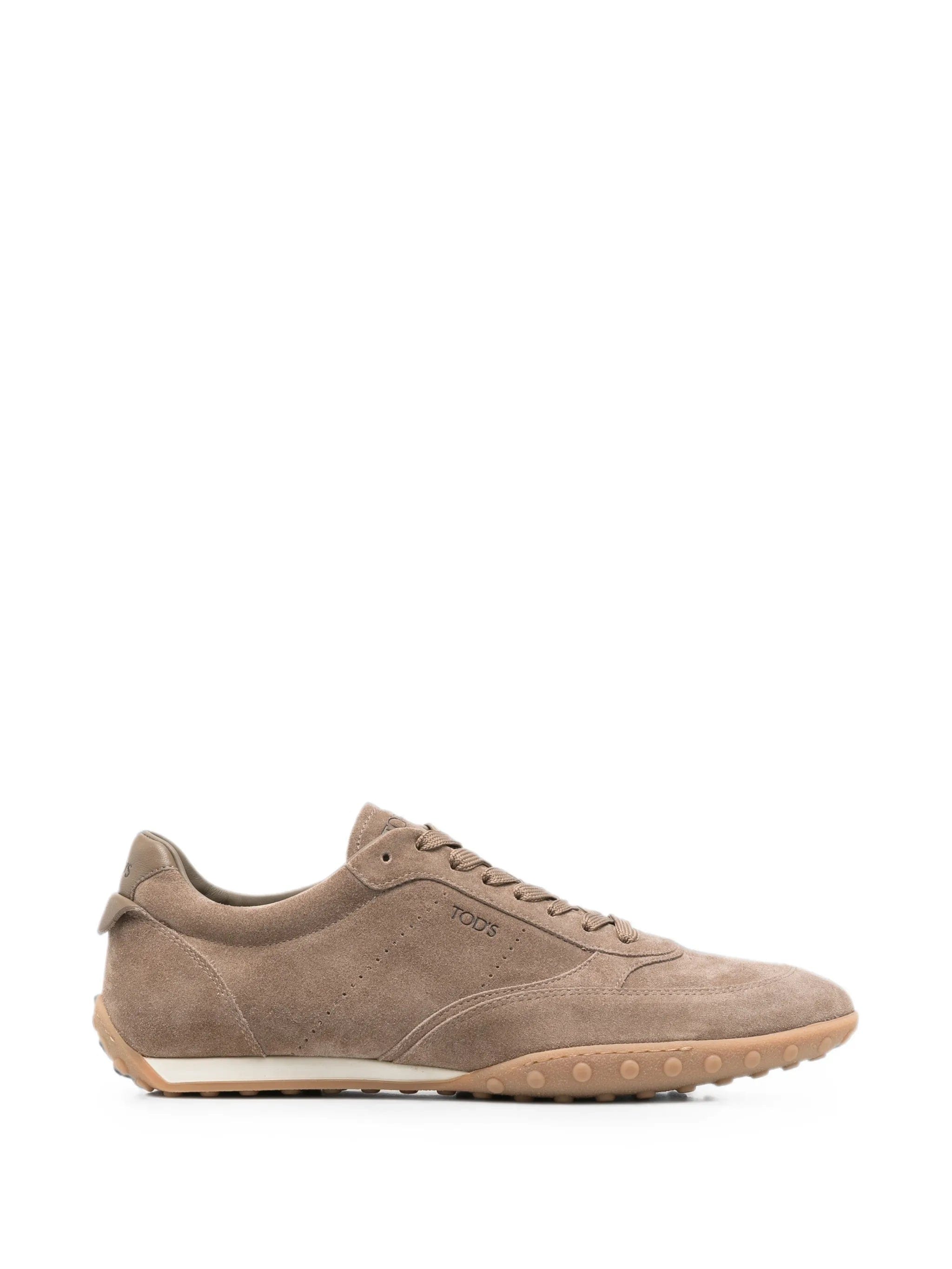 Tod's lace - up suede sneakers