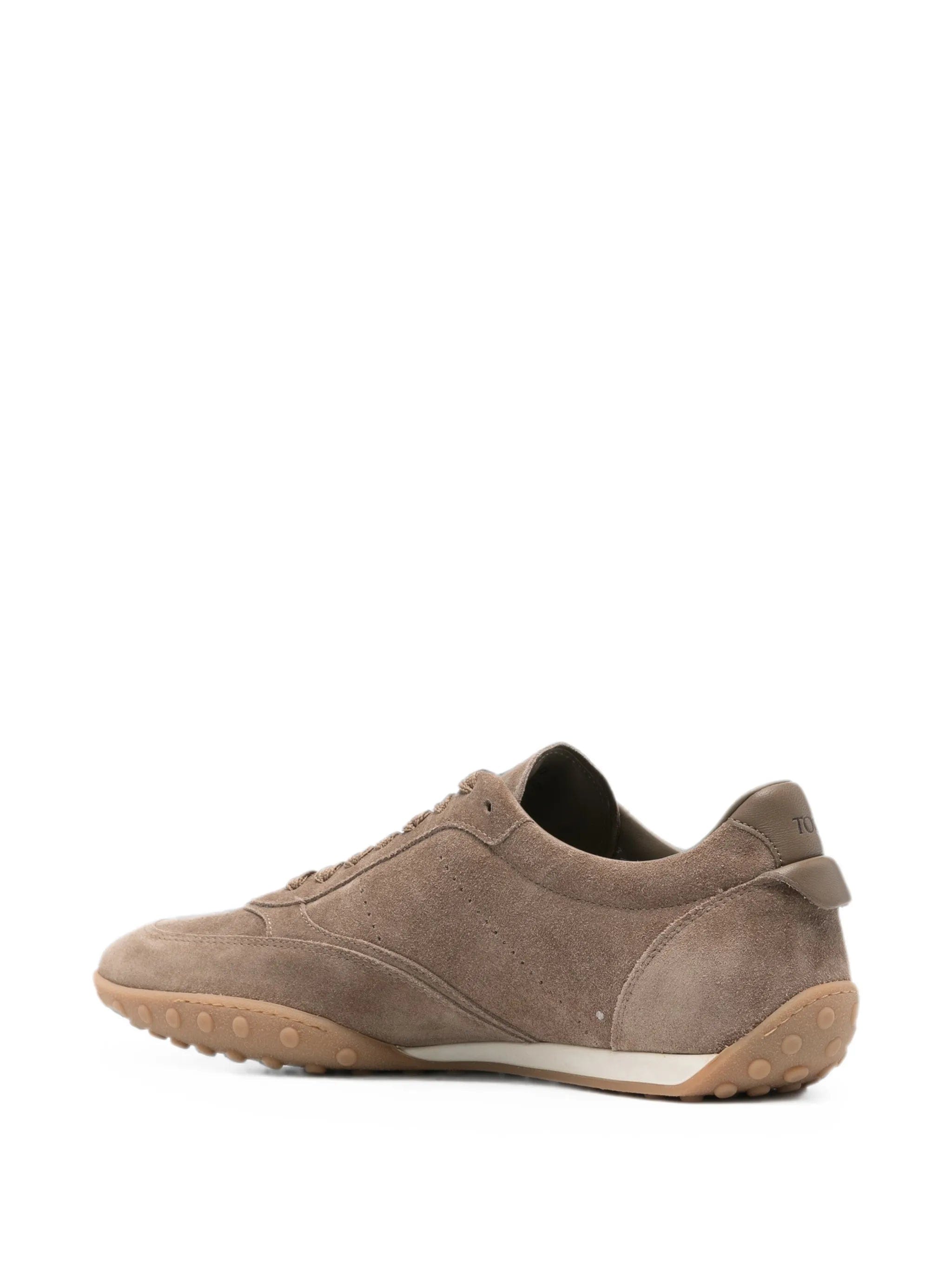 Tod's lace - up suede sneakers