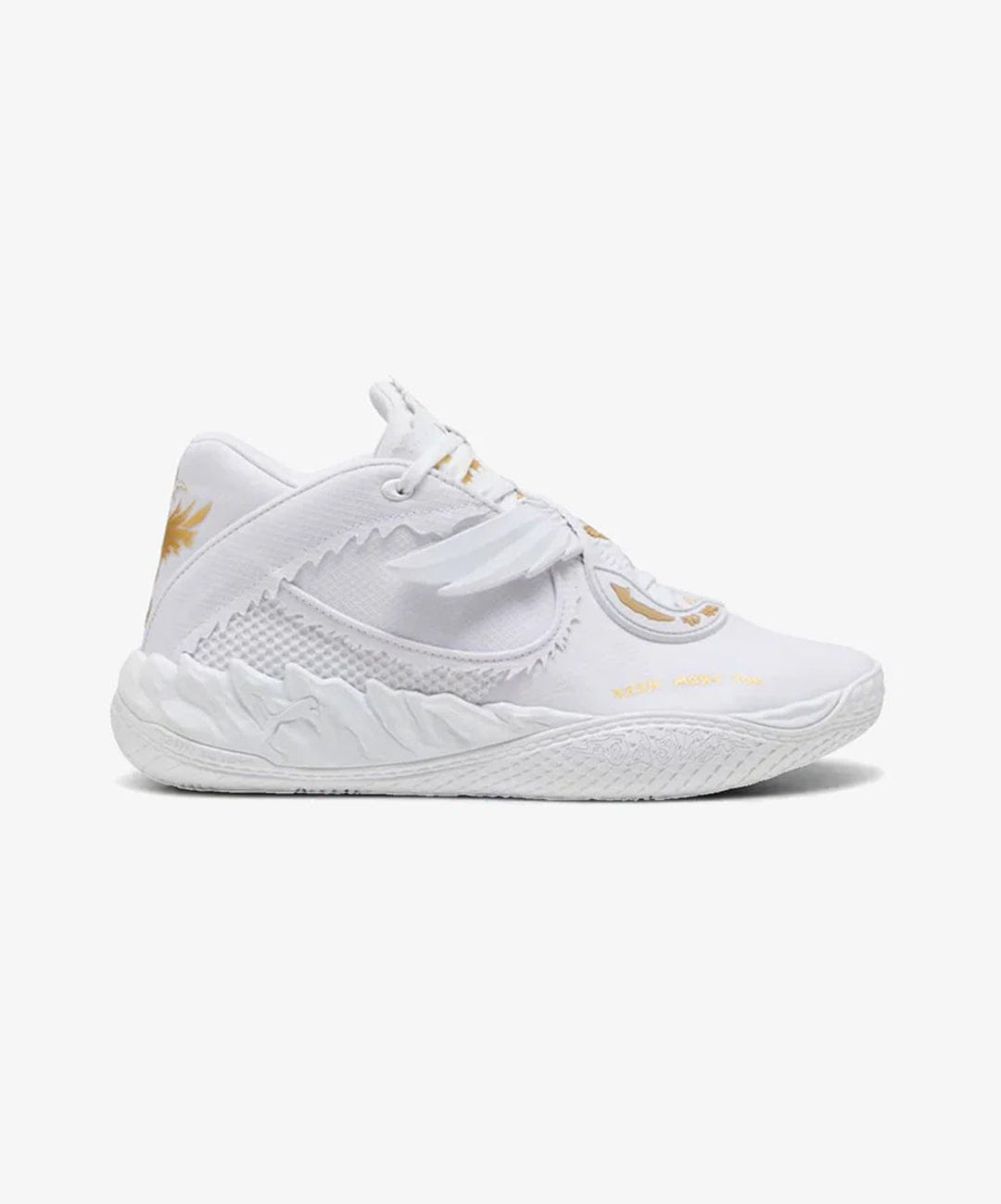 PUMA | MB.05 MIST BASKETBALL { PUMA WHITE/GOLD