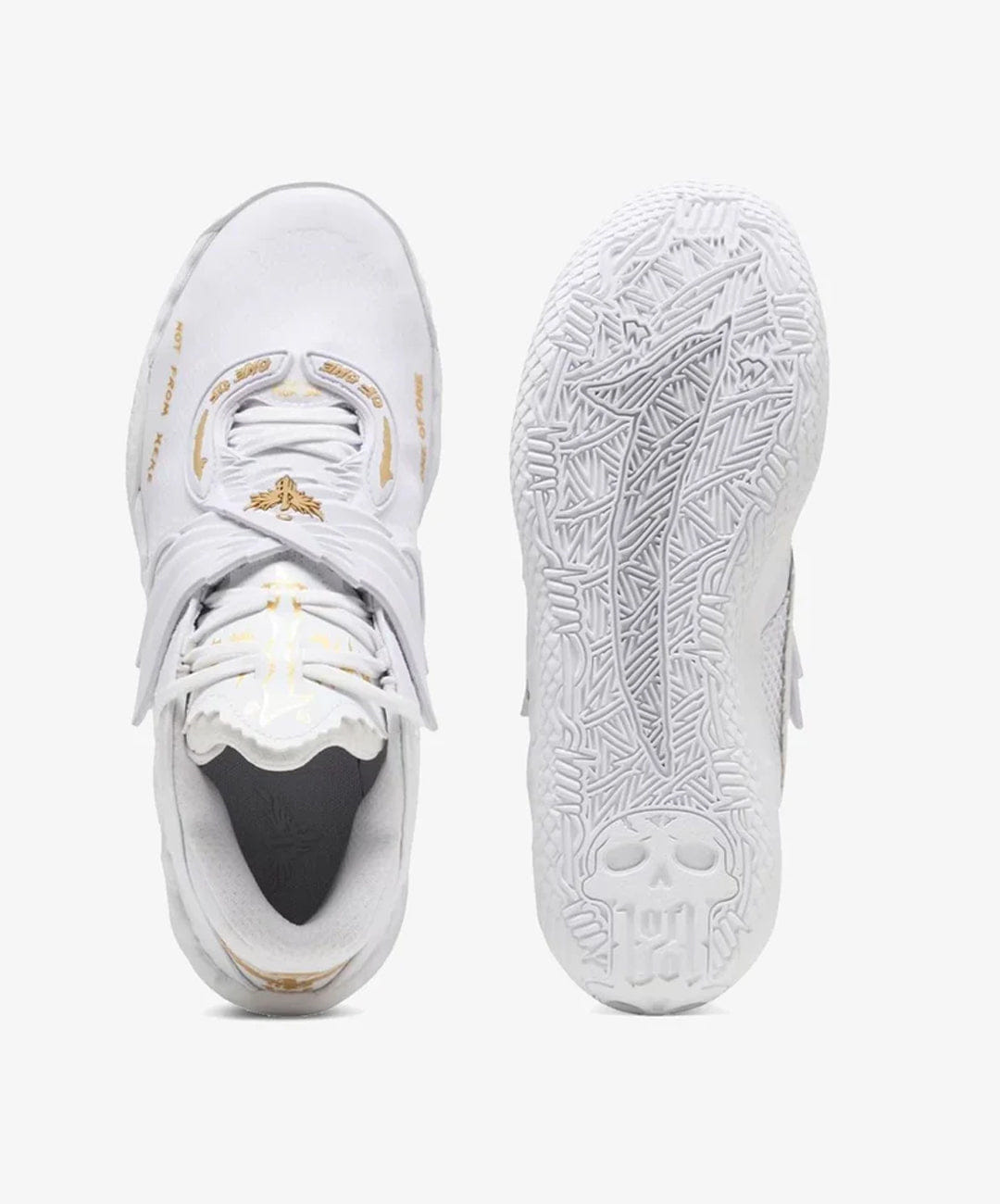 PUMA | MB.05 MIST BASKETBALL { PUMA WHITE/GOLD