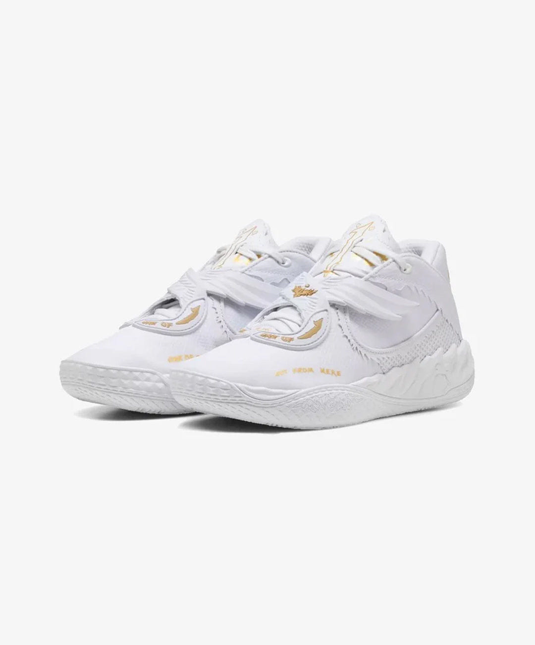 PUMA | MB.05 MIST BASKETBALL { PUMA WHITE/GOLD