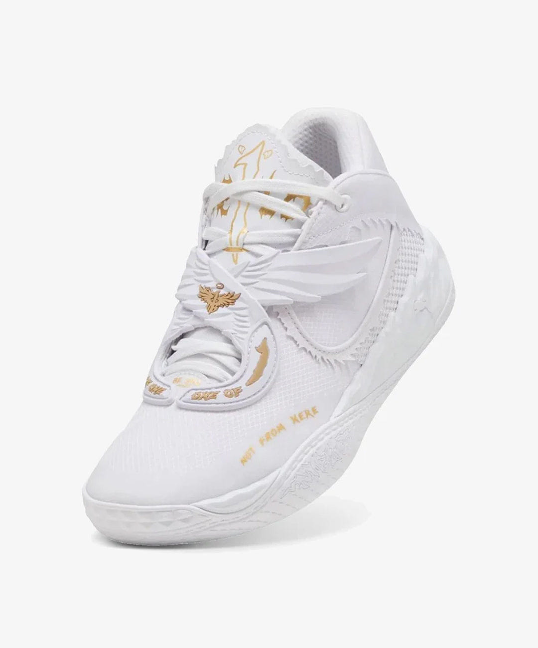 PUMA | MB.05 MIST BASKETBALL { PUMA WHITE/GOLD