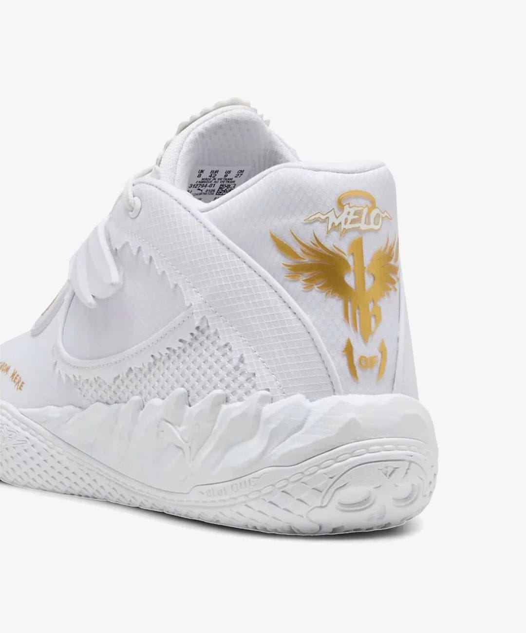 PUMA | MB.05 MIST BASKETBALL { PUMA WHITE/GOLD