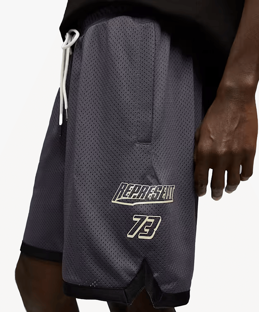 PUMA | REPRESENT OVERSIZED SHORTS { GALACTIC GRAY