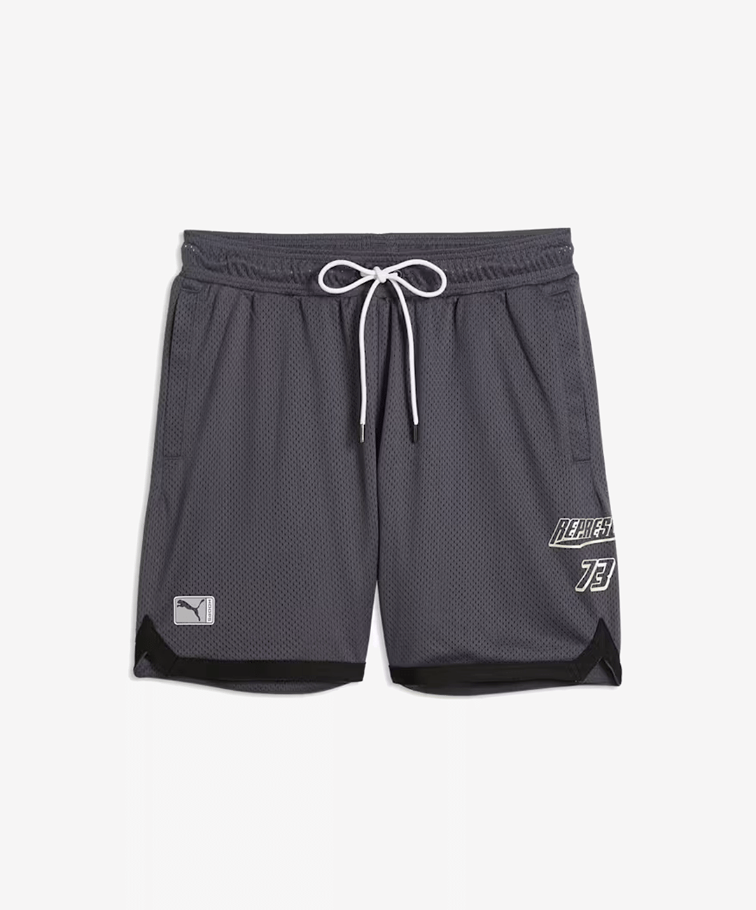 PUMA | REPRESENT OVERSIZED SHORTS { GALACTIC GRAY