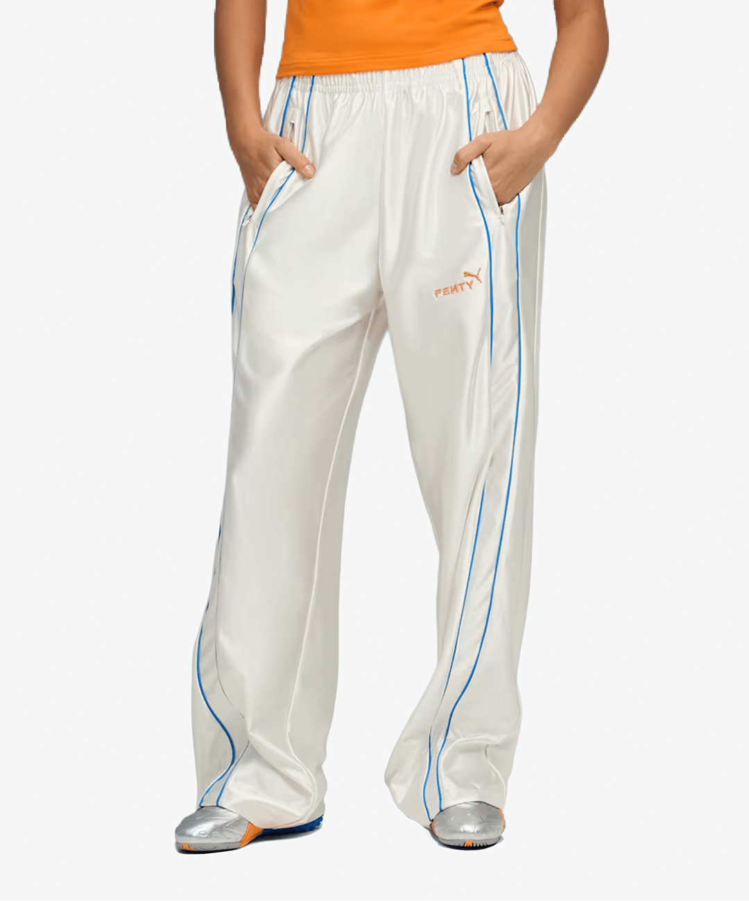 Puma | x FENTY T7 TRACK PANTS { WARM WHITE