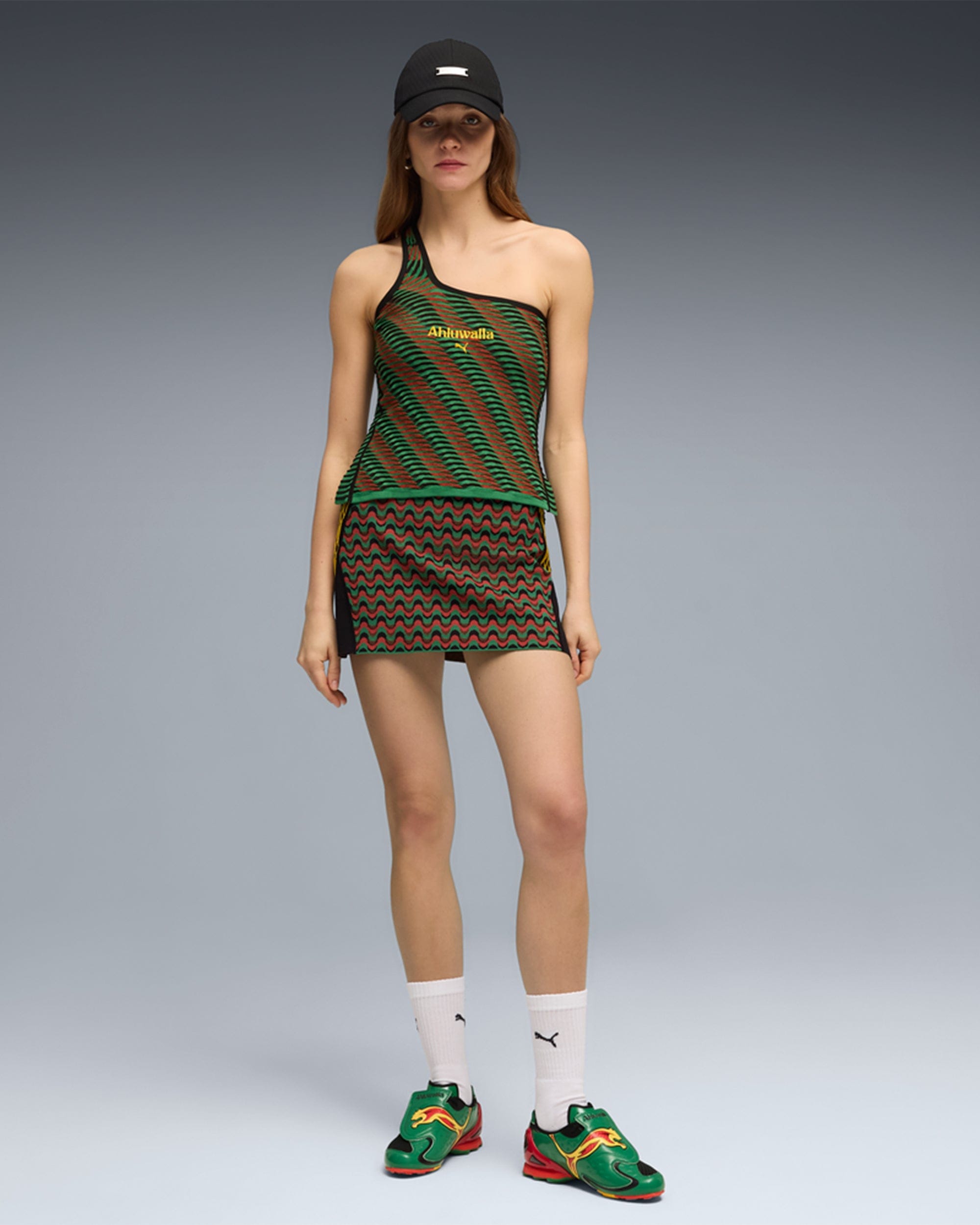 Puma Falda corta con gráfico Slim Puma x Ahluwalia T7 para mujer