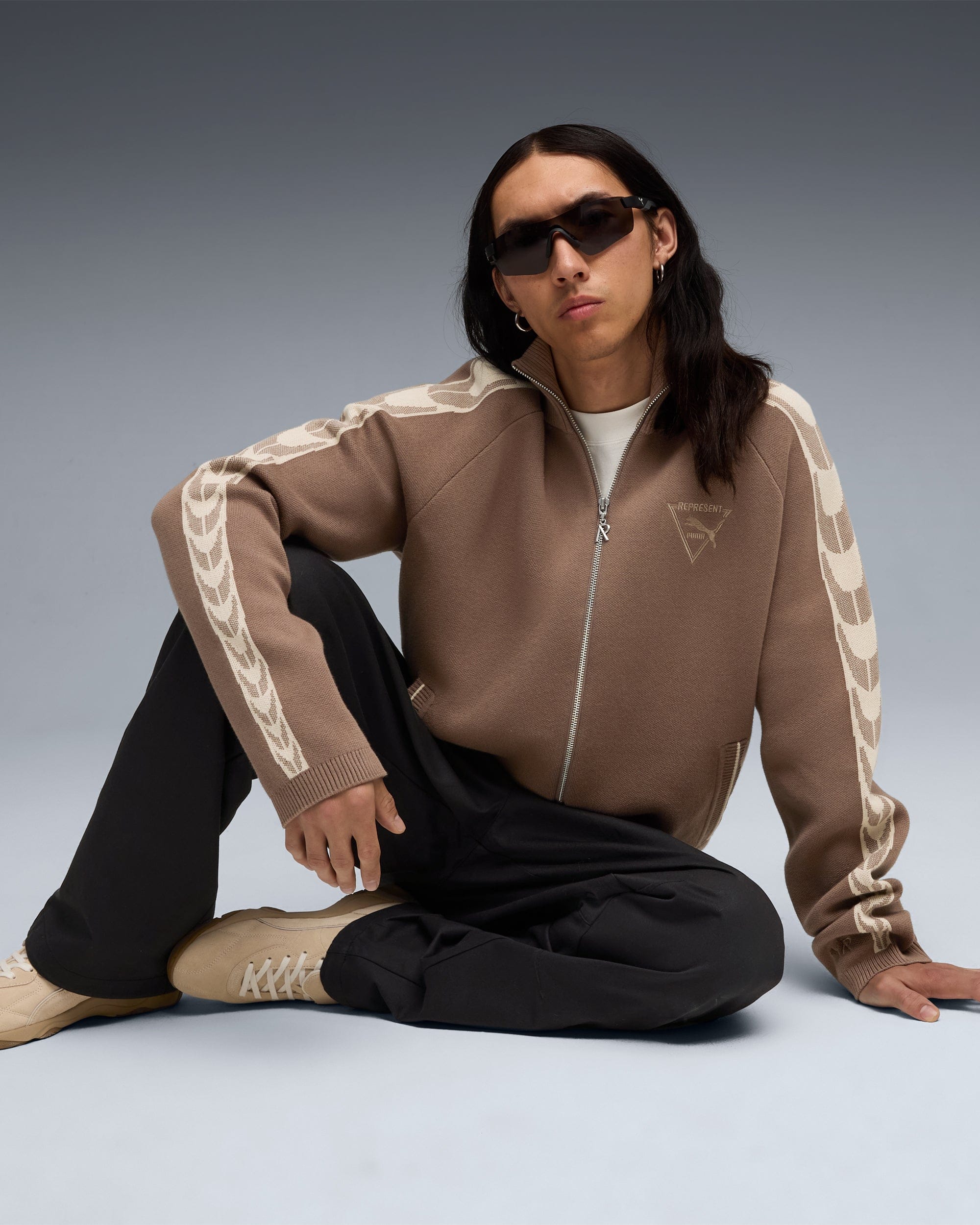 Puma Cardigan con logo Puma x REPRESENT T7 Unisex