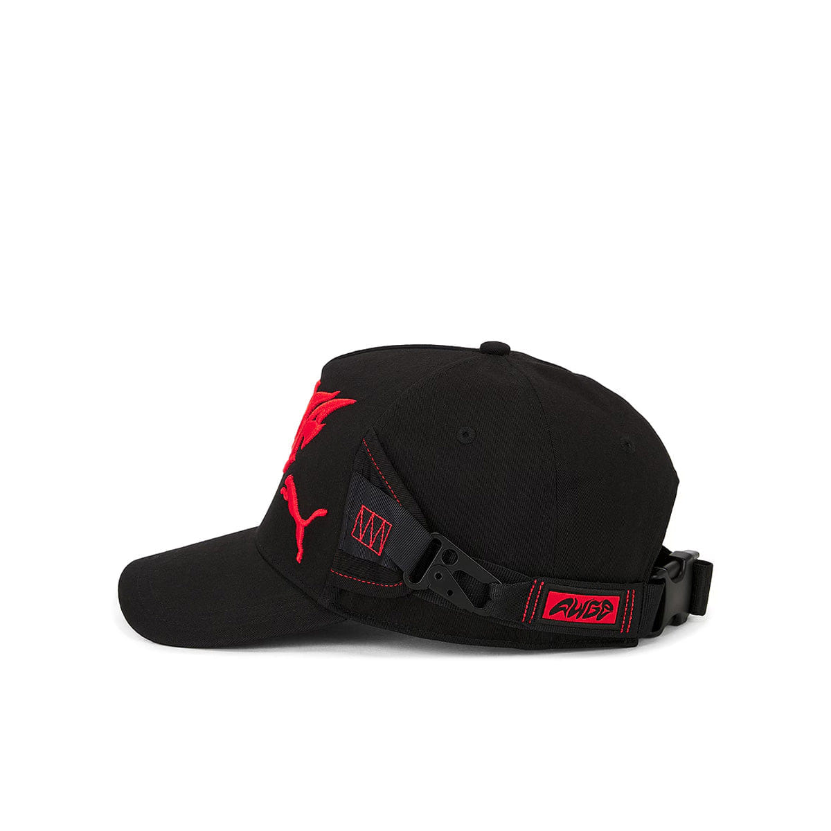 PUMA x ASAP ROCKY SEATBELT CAP PUMA BLACK - FIERCE RED