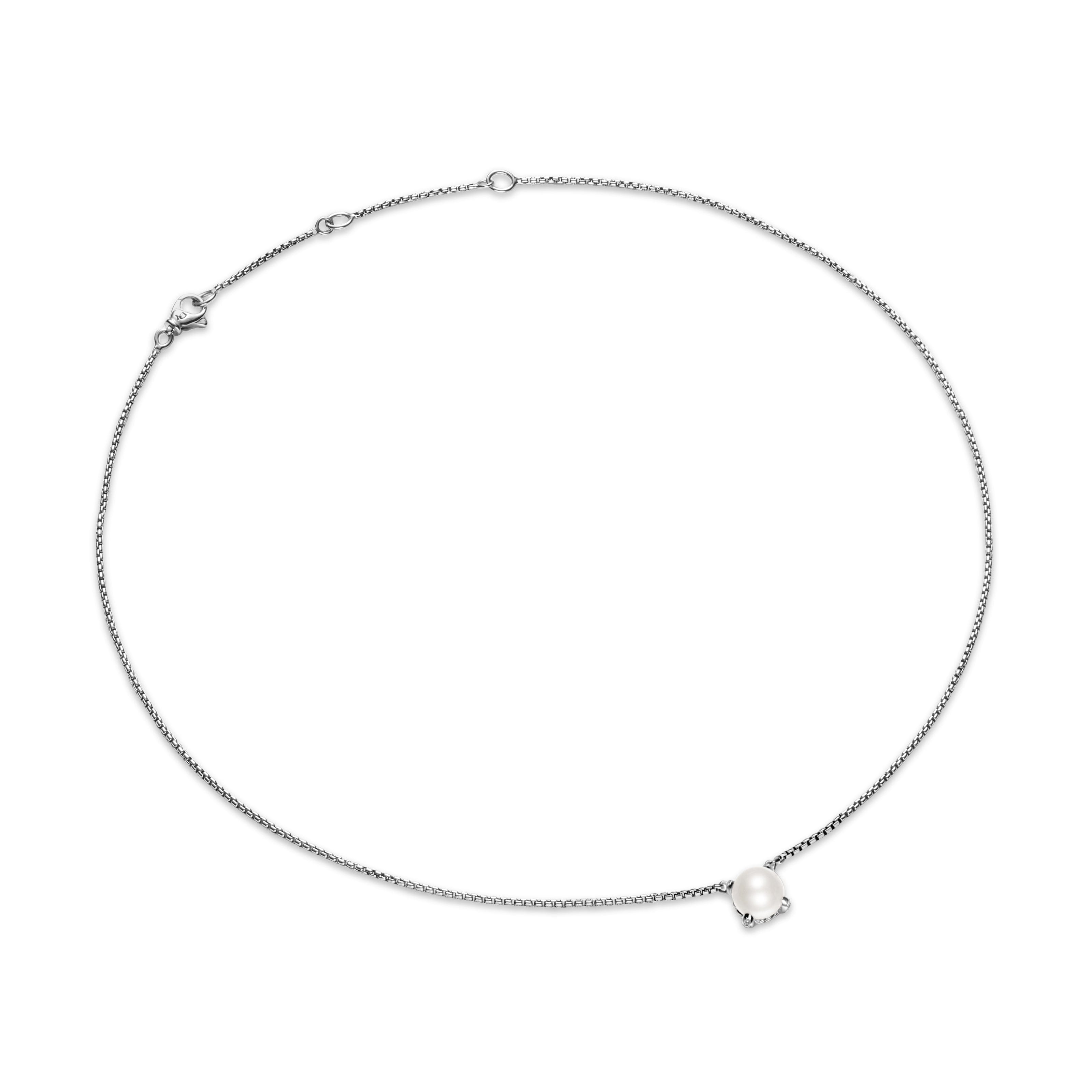David Yurman Pearl Collection Necklace in Sterling Silver