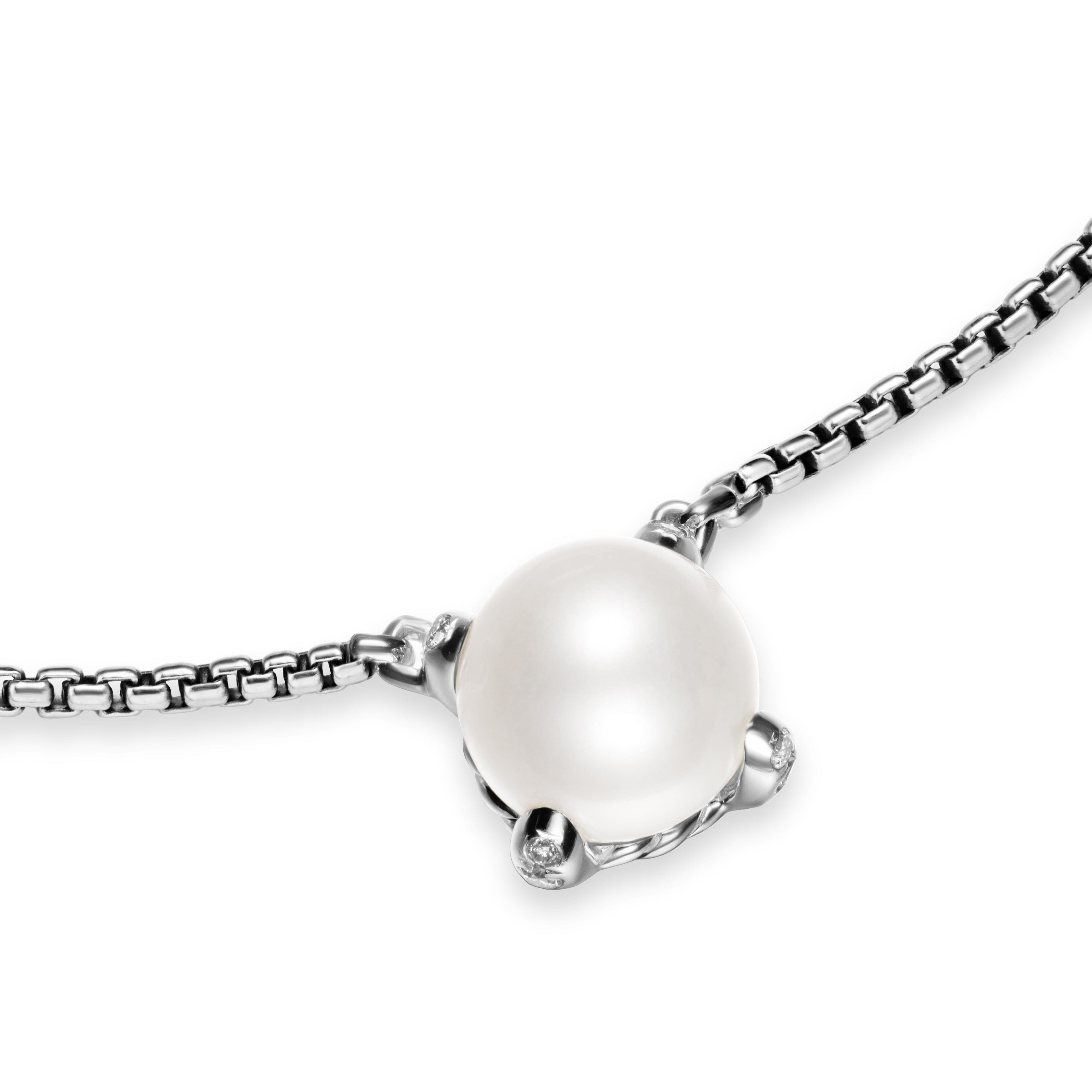 David Yurman Pearl Collection Necklace in Sterling Silver