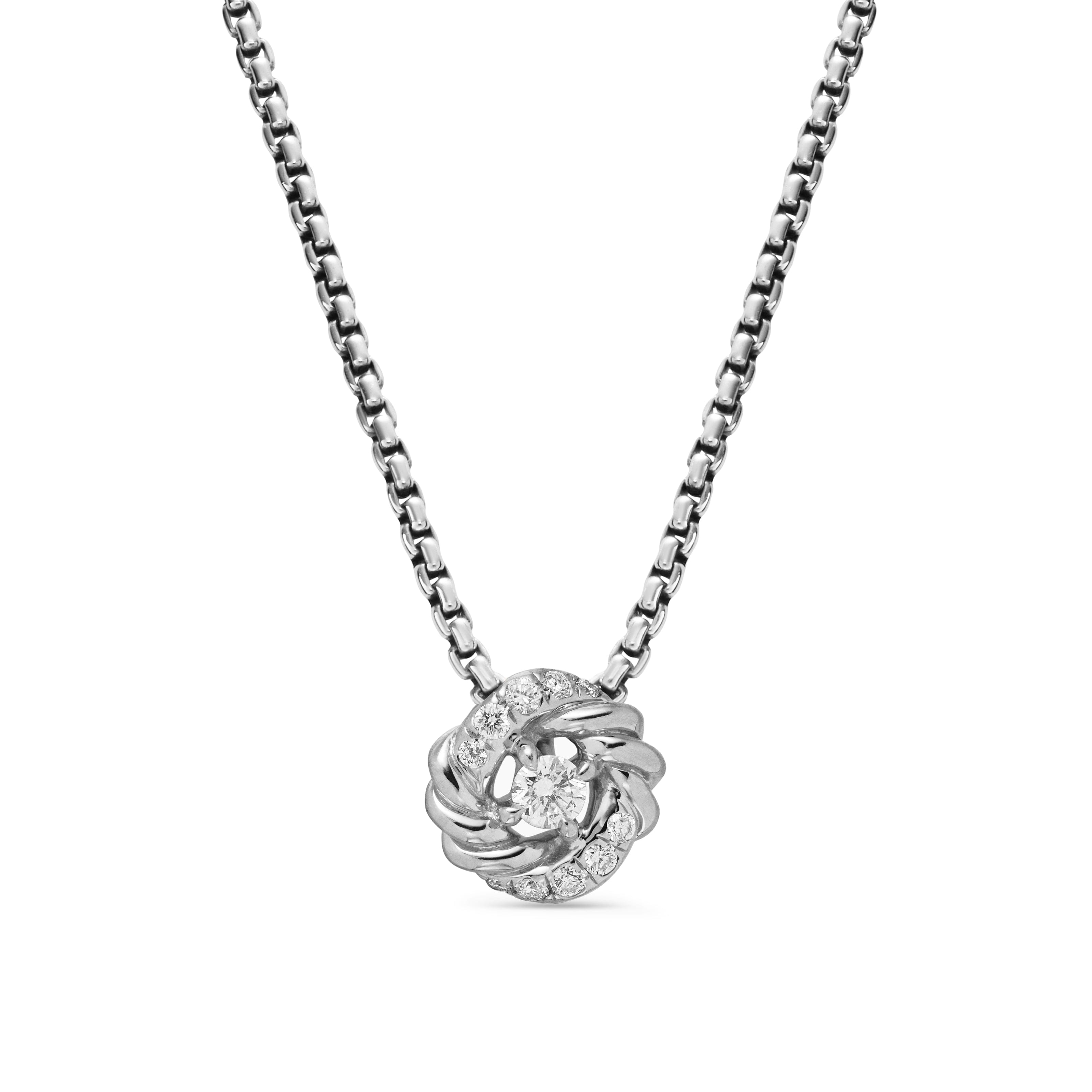 David Yurman Infinity Collection Necklace in Sterling Silver