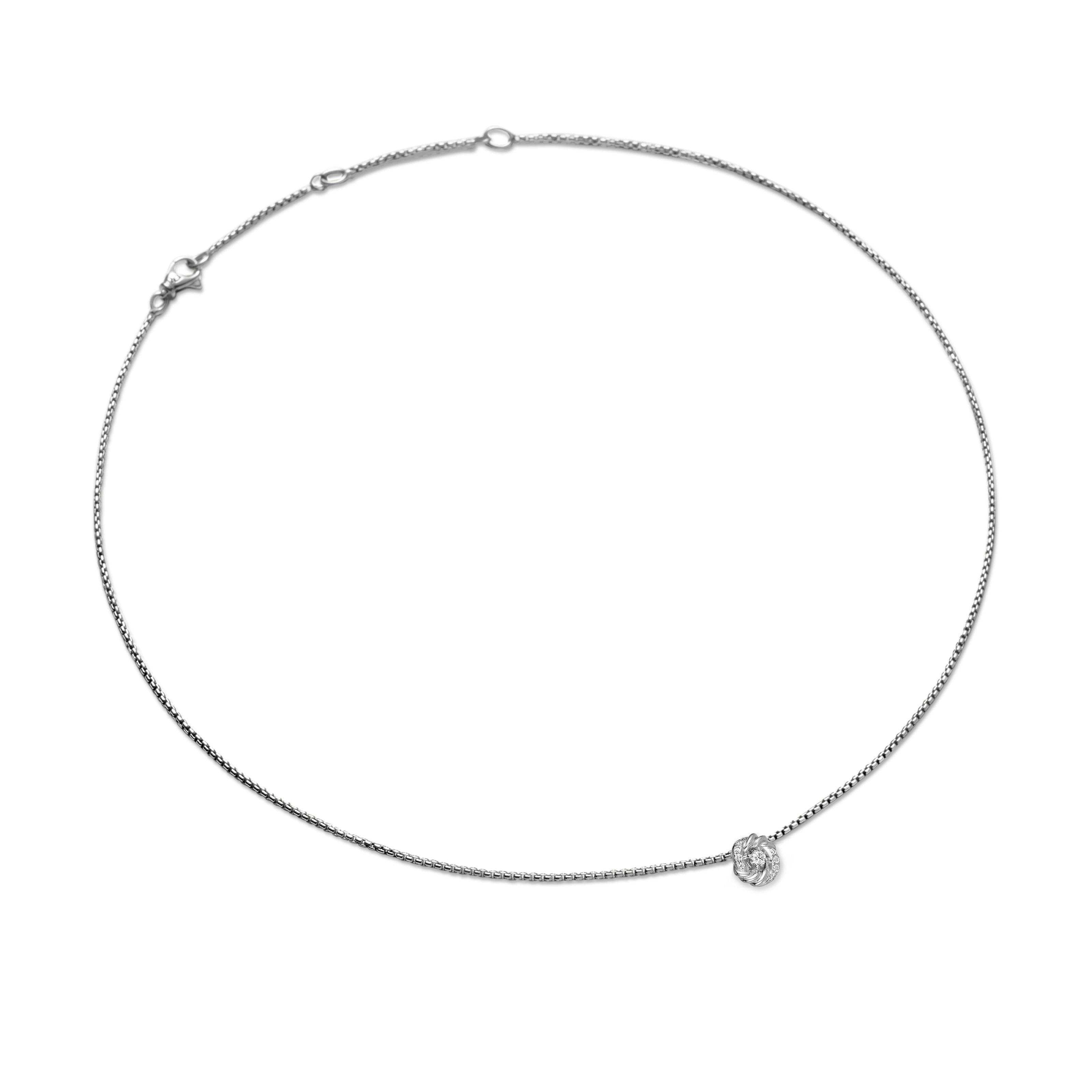 David Yurman Infinity Collection Necklace in Sterling Silver