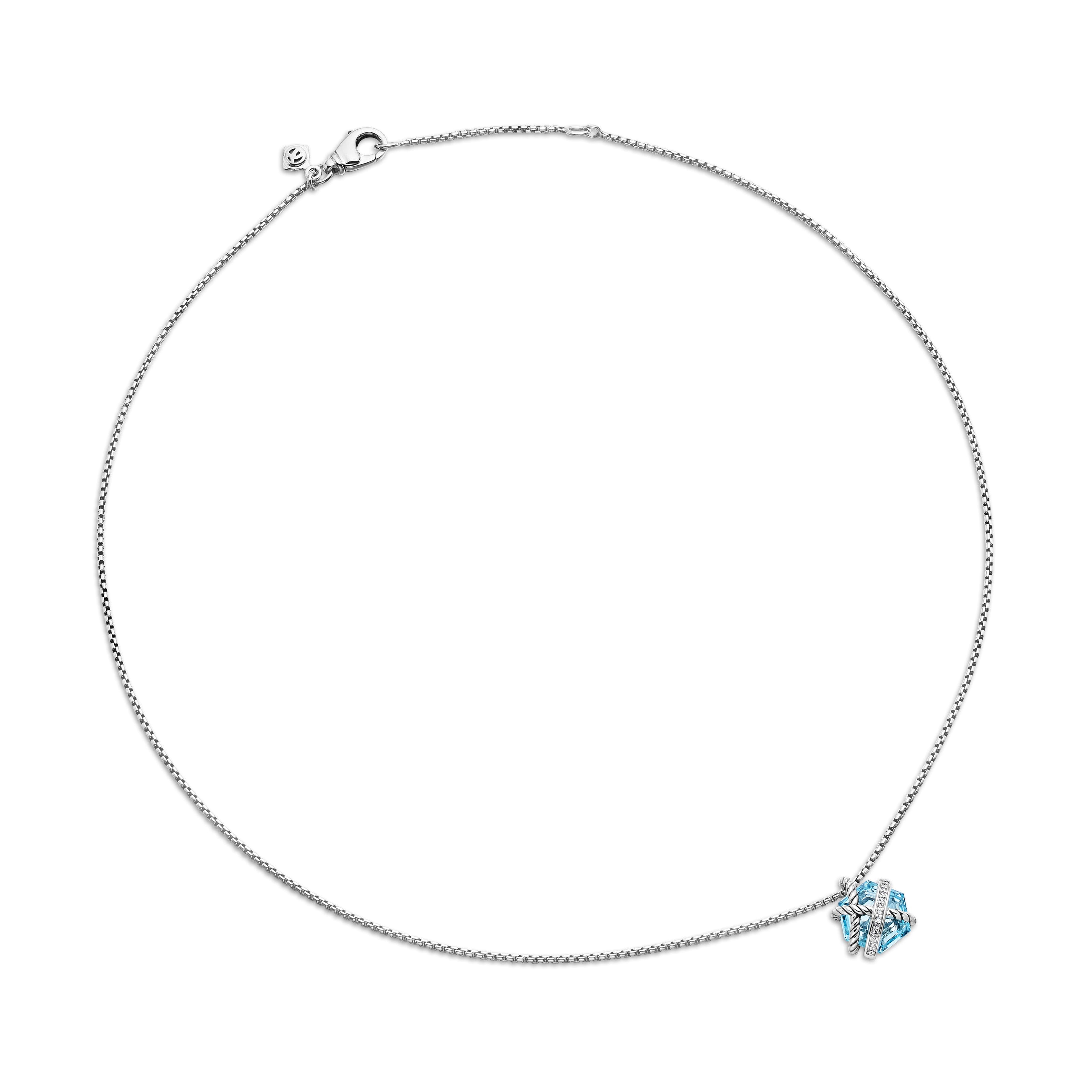 David Yurman Cable Wrap Collection Necklace in Sterling Silver