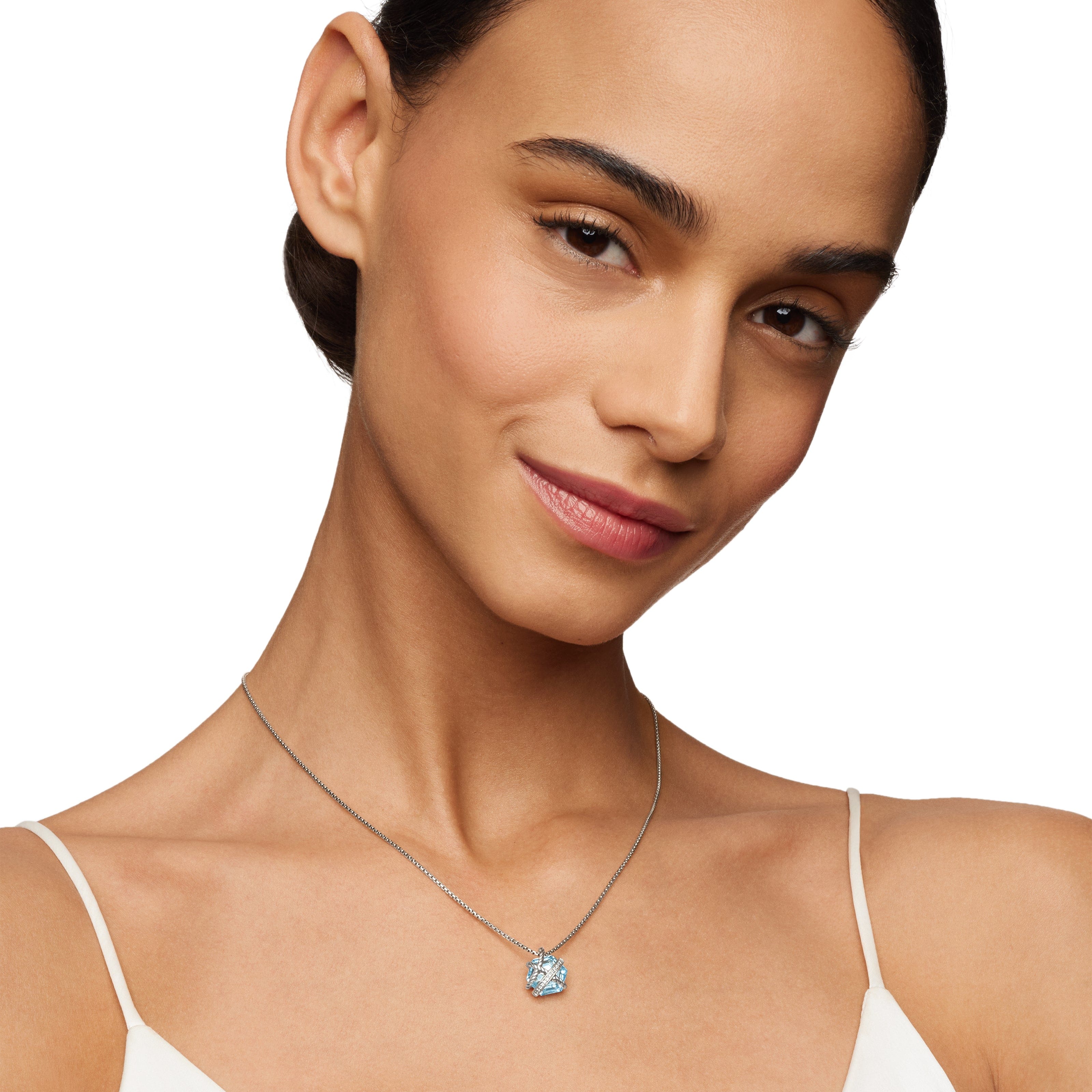 David Yurman Cable Wrap Collection Necklace in Sterling Silver