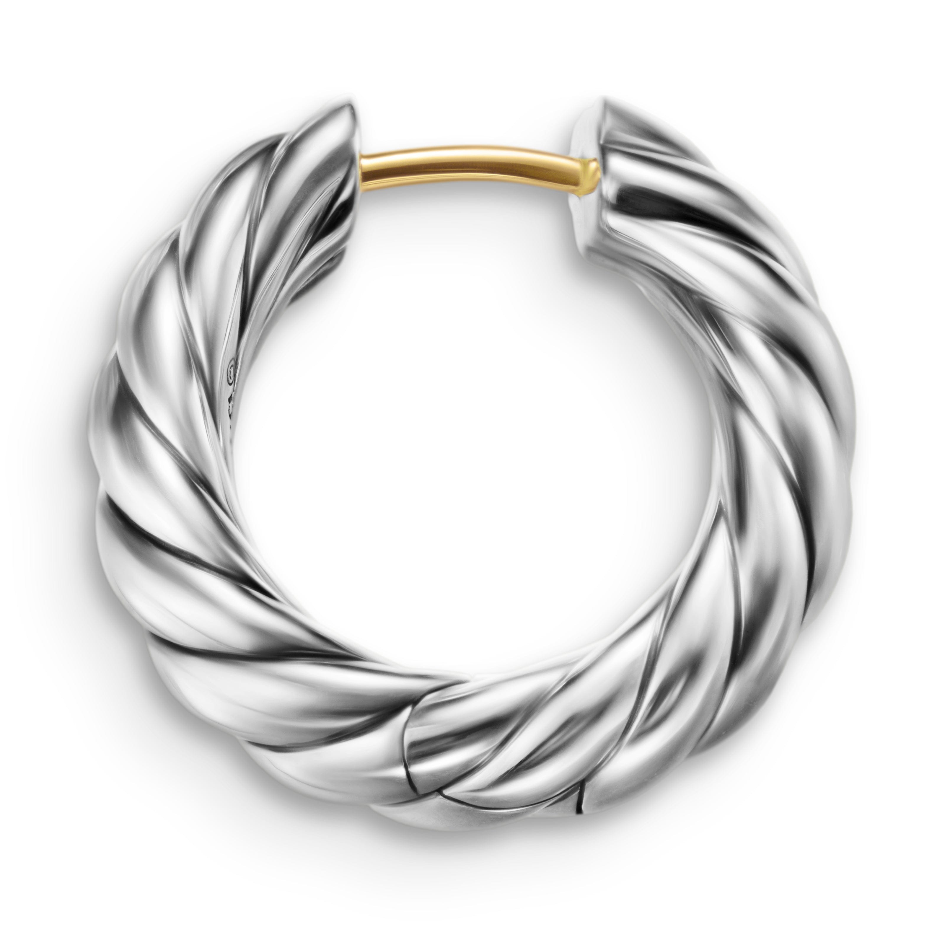 David Yurman Sculpted Cable Collection Earring in Sterling Silver