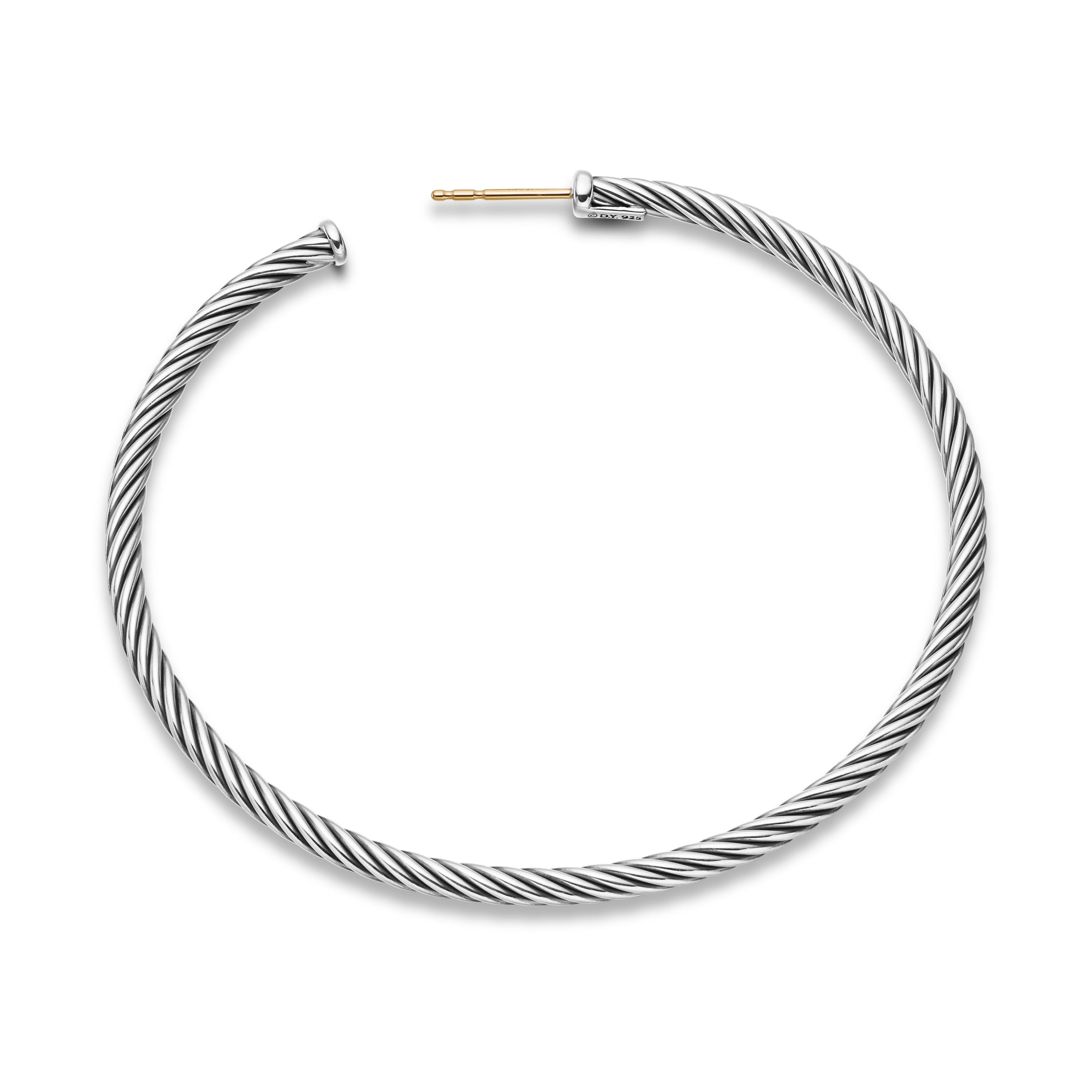David Yurman Cable Collection® Earring in Sterling Silver