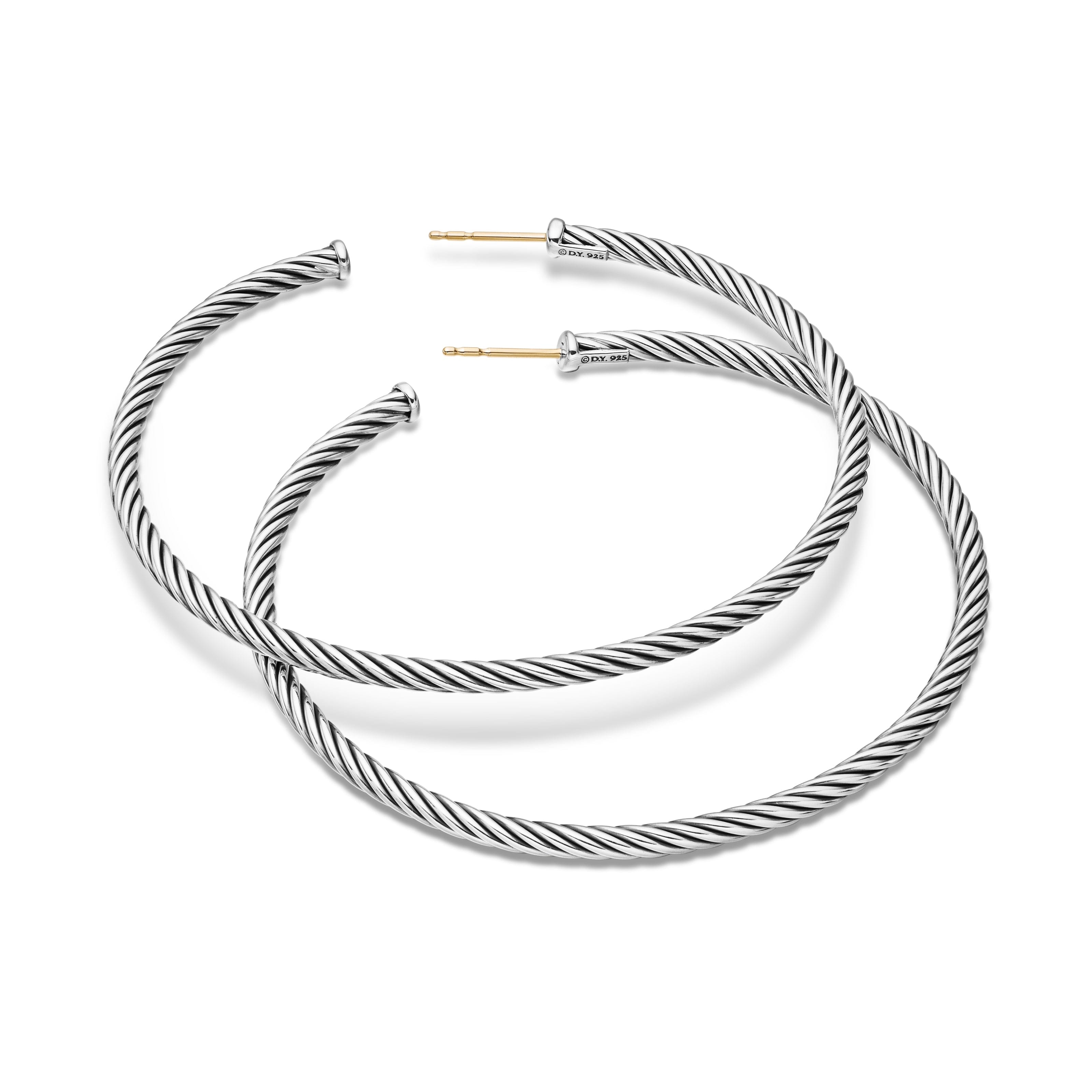 David Yurman Cable Collection® Earring in Sterling Silver