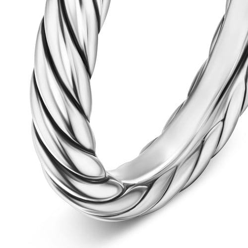 David Yurman Cable Band Ring in Sterling Silver, 3.4 mm, Size 6