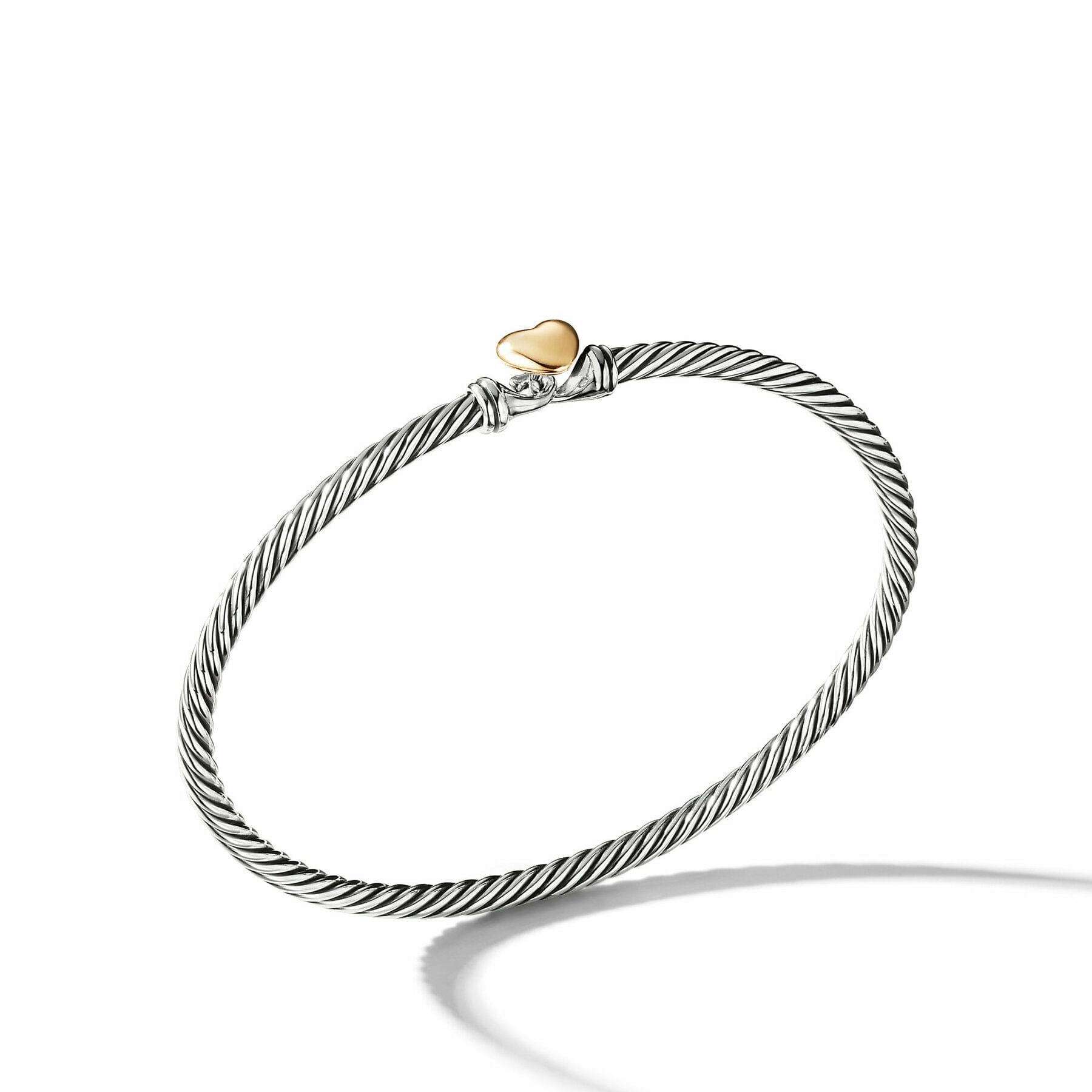 David Yurman The Cable Collection® Bracelet in Silver and 18 - Karat Yellow Gold
