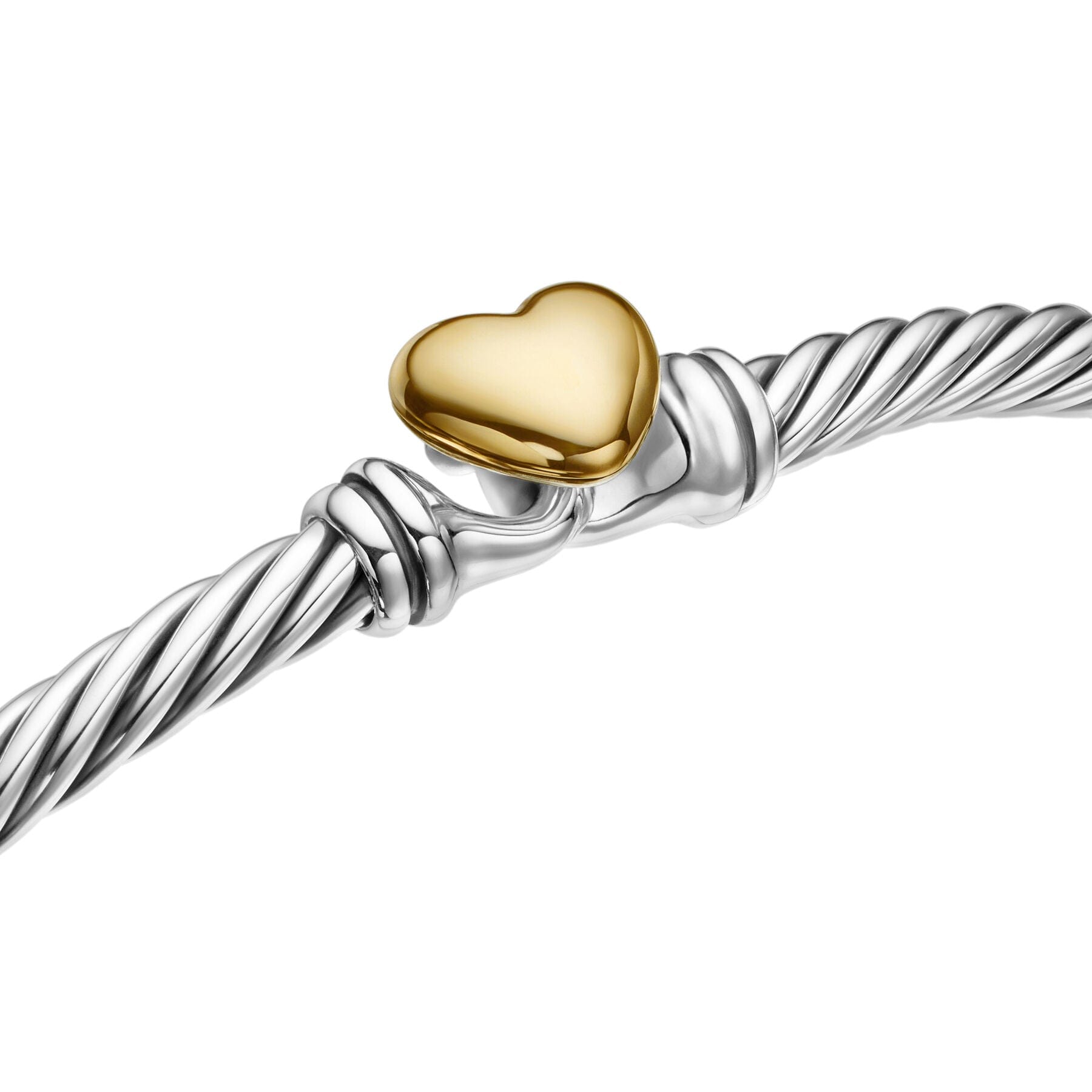 David Yurman The Cable Collection® Bracelet in Silver and 18 - Karat Yellow Gold
