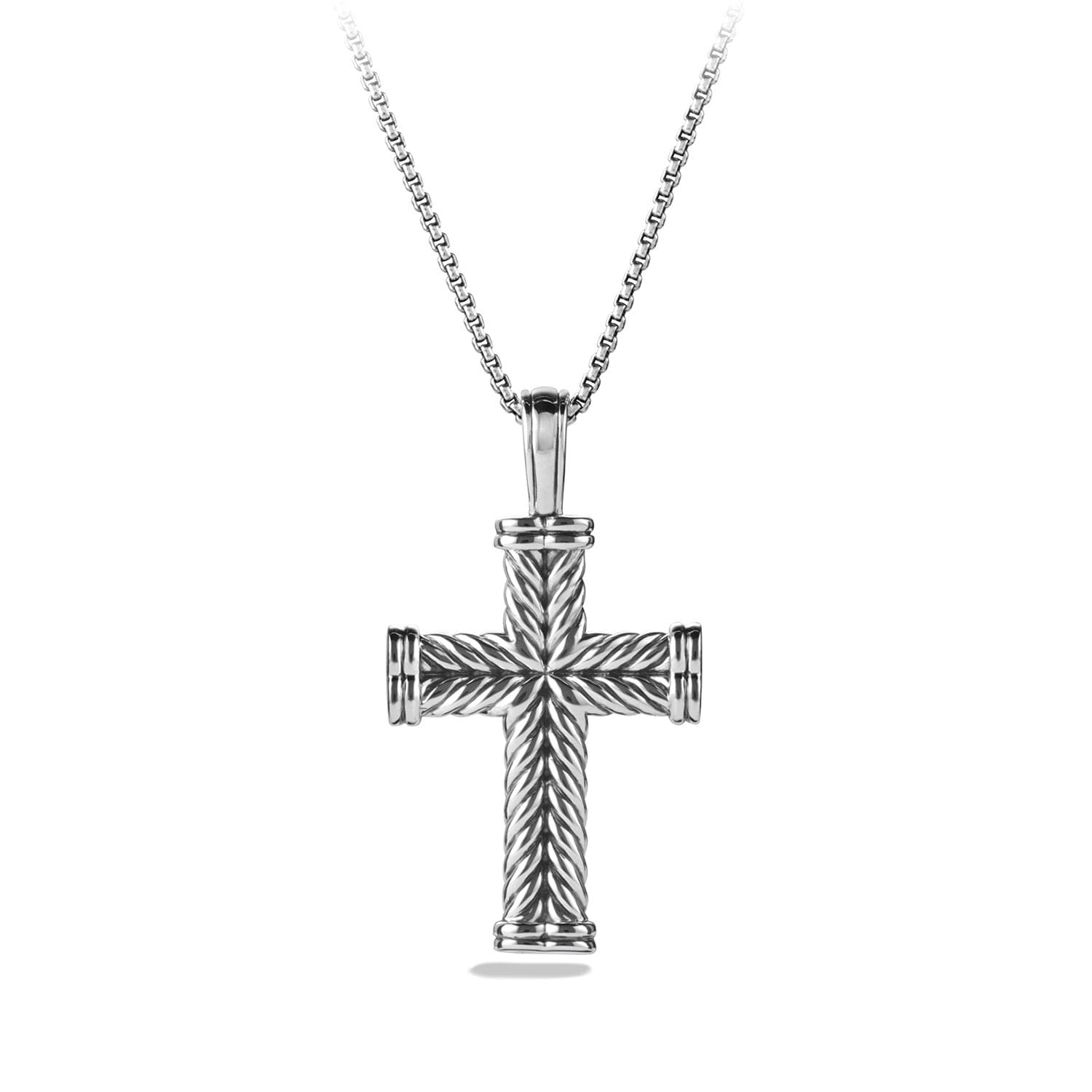 David Yurman The Chevron Collection Pendant in Sterling Silver