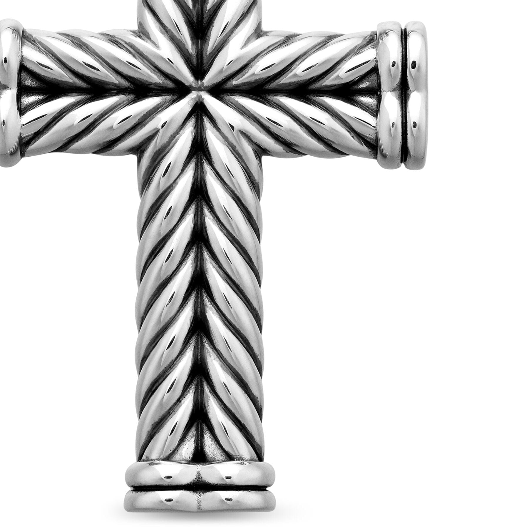 David Yurman The Chevron Collection Pendant in Sterling Silver