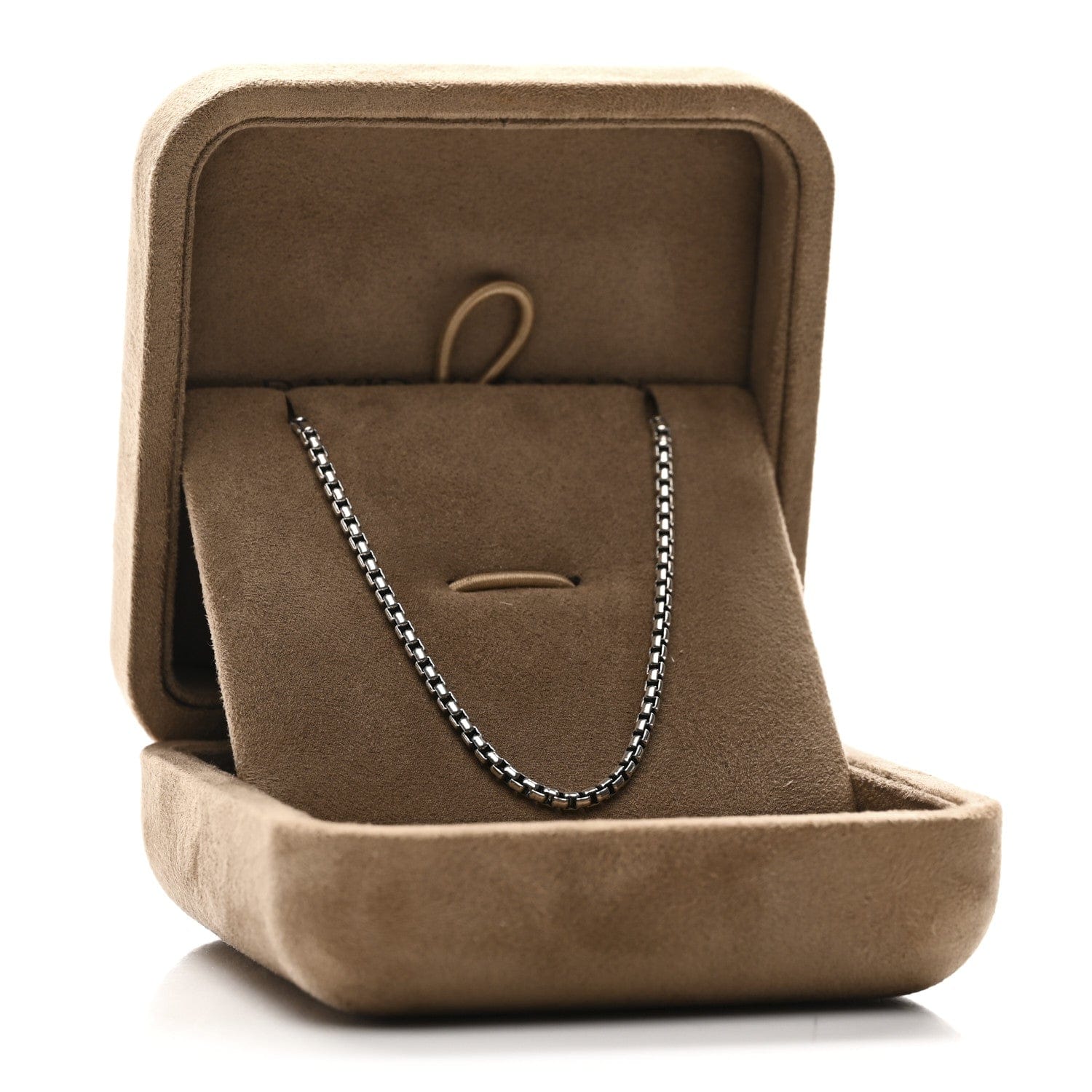 David Yurman Sterling Silver 2.5 mm Box Chain Necklace 21"