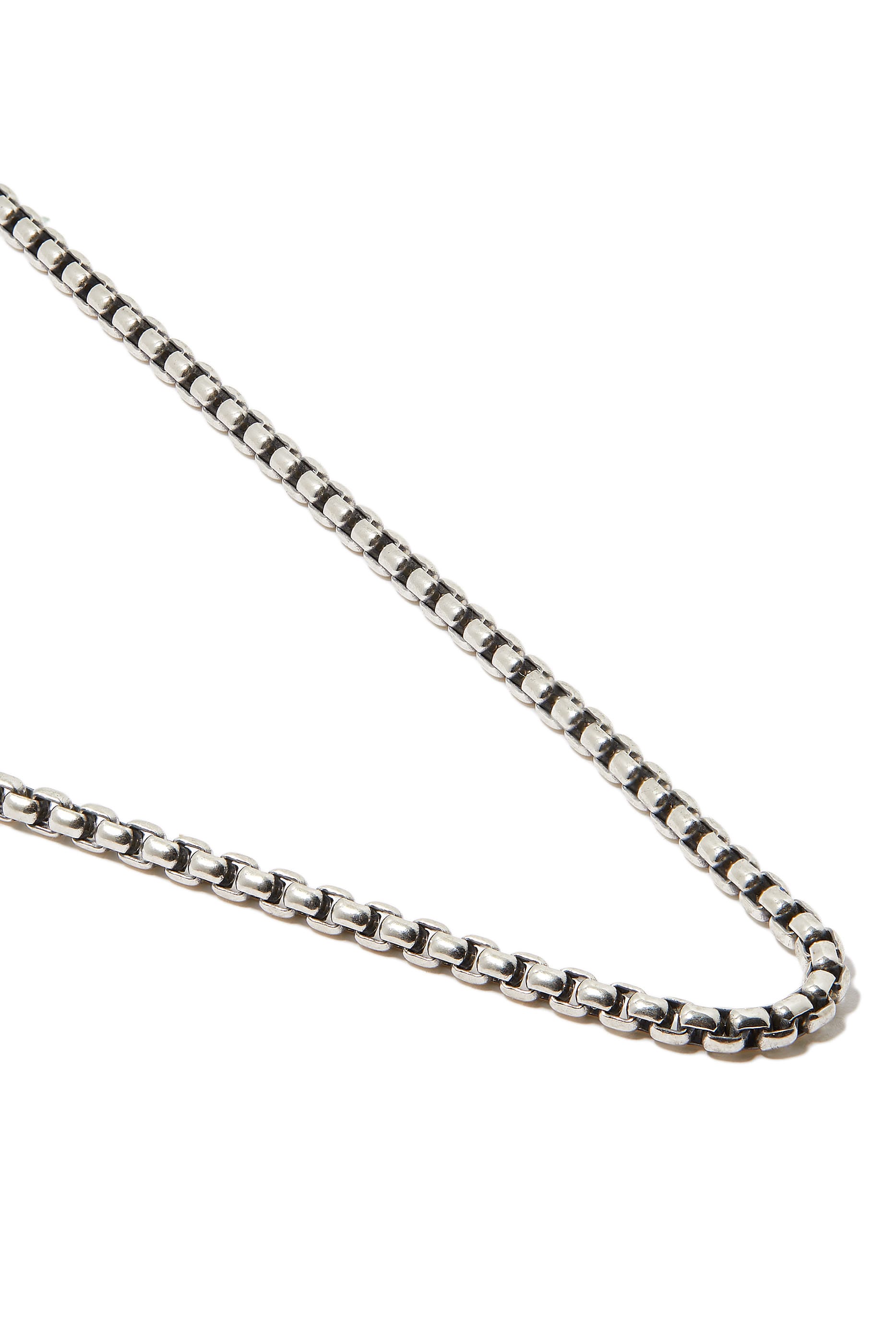 David Yurman Box Chain Necklace, Sterling Silver