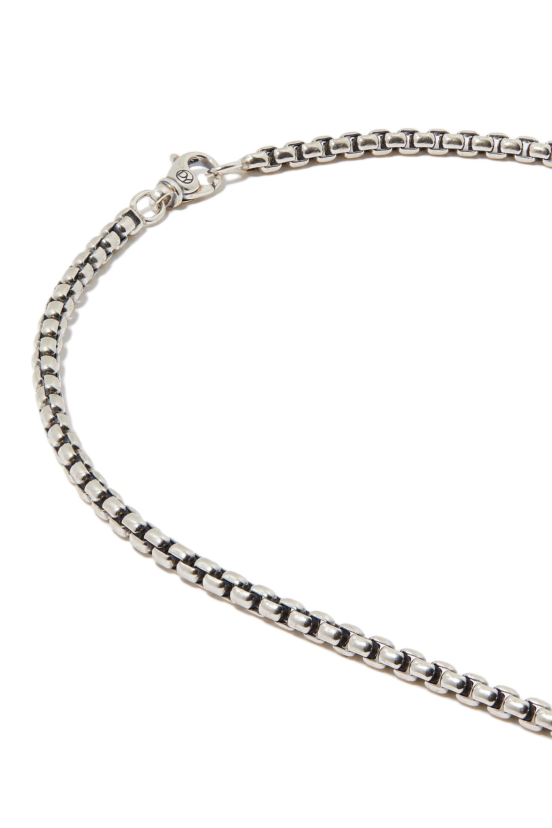 David Yurman Box Chain Necklace, Sterling Silver
