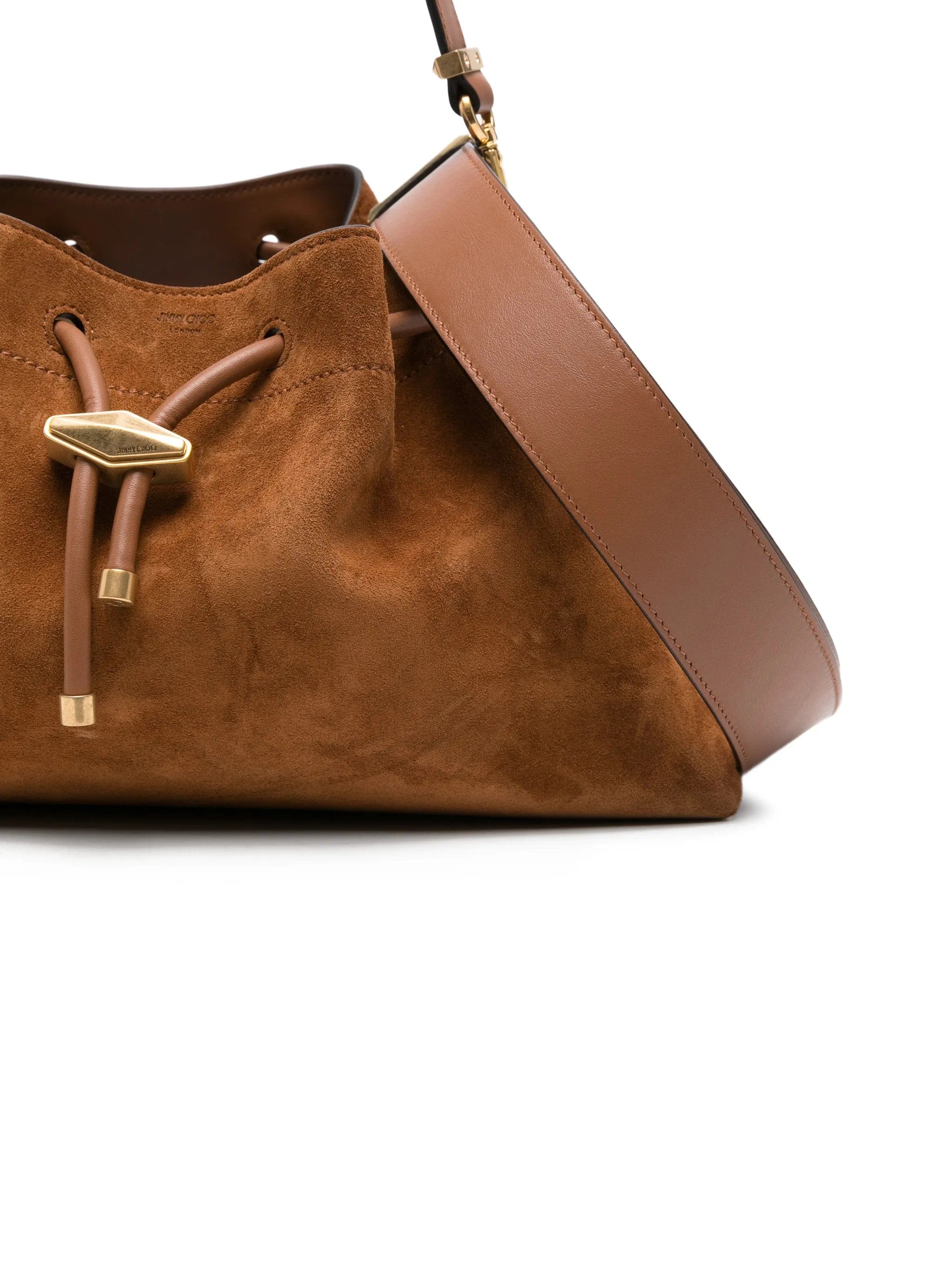 Jimmy Choo medium Cinch suede shoulder bag
