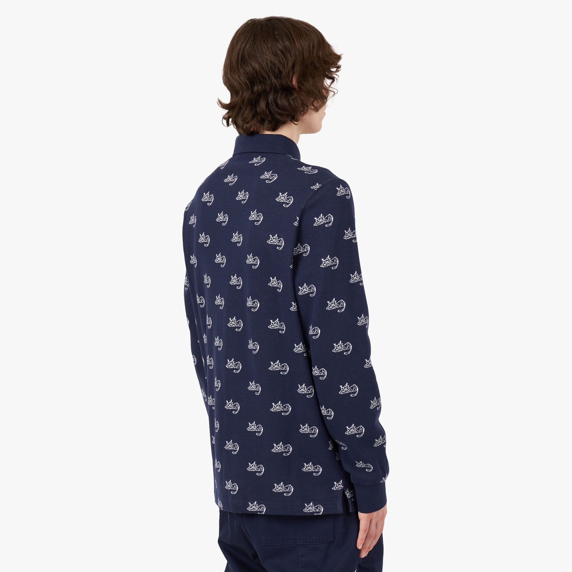 PUMA x Noah Jacquard Polo Shirt / Puma Navy