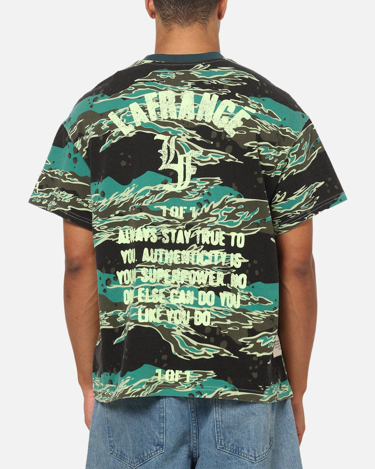 Puma LaFrance Supply All Over Print T - Shirt Green