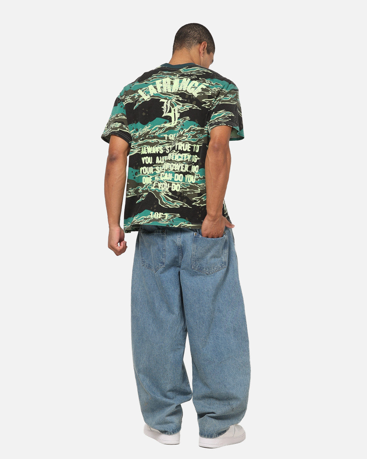 Puma LaFrance Supply All Over Print T - Shirt Green