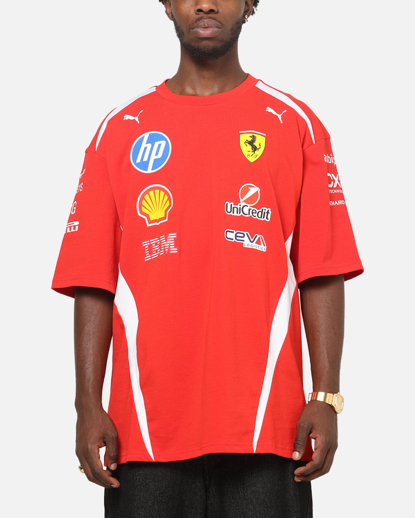 Puma x Scuderia Ferrari Replica Drivers T - Shirt Red