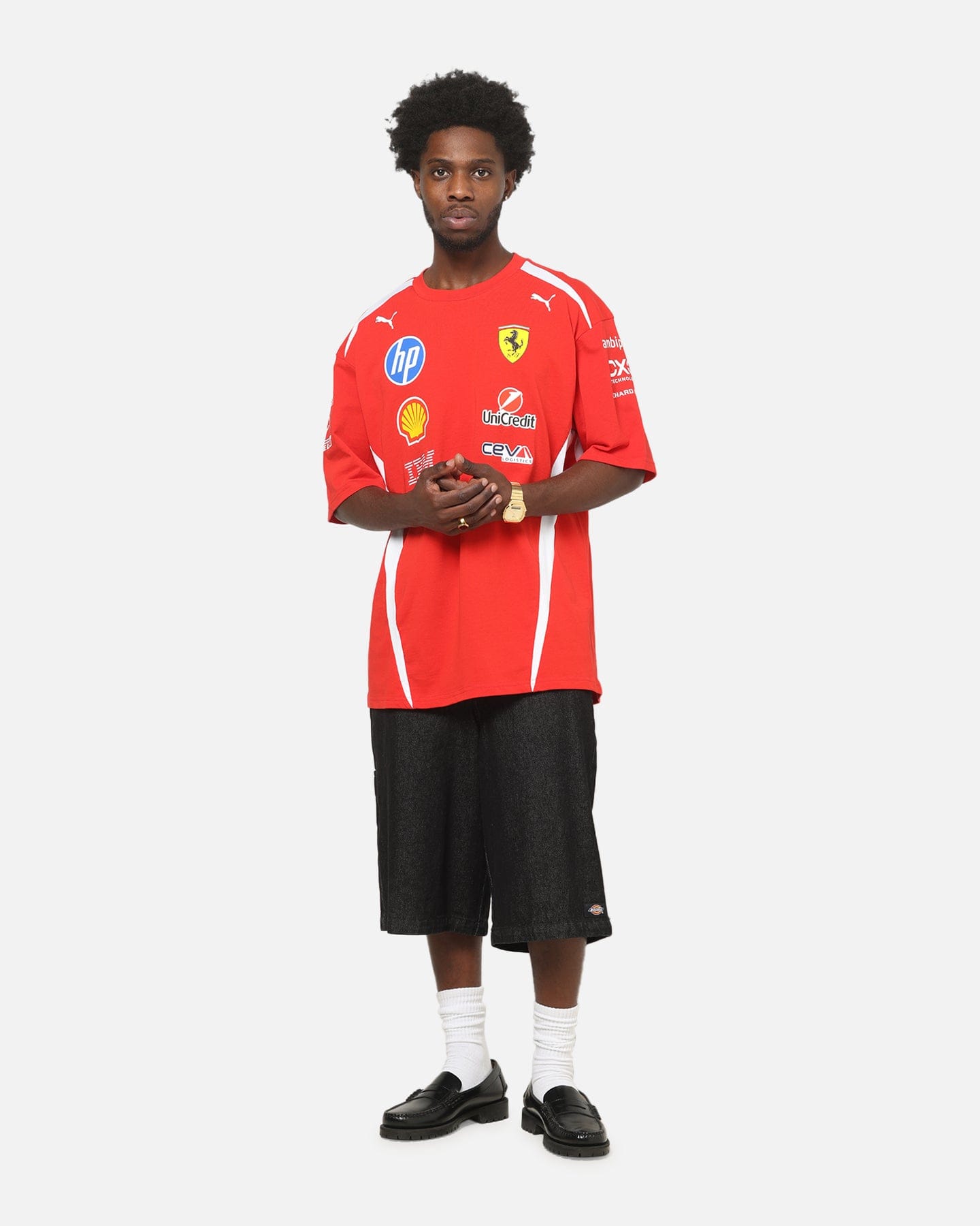 Puma x Scuderia Ferrari Replica Drivers T - Shirt Red