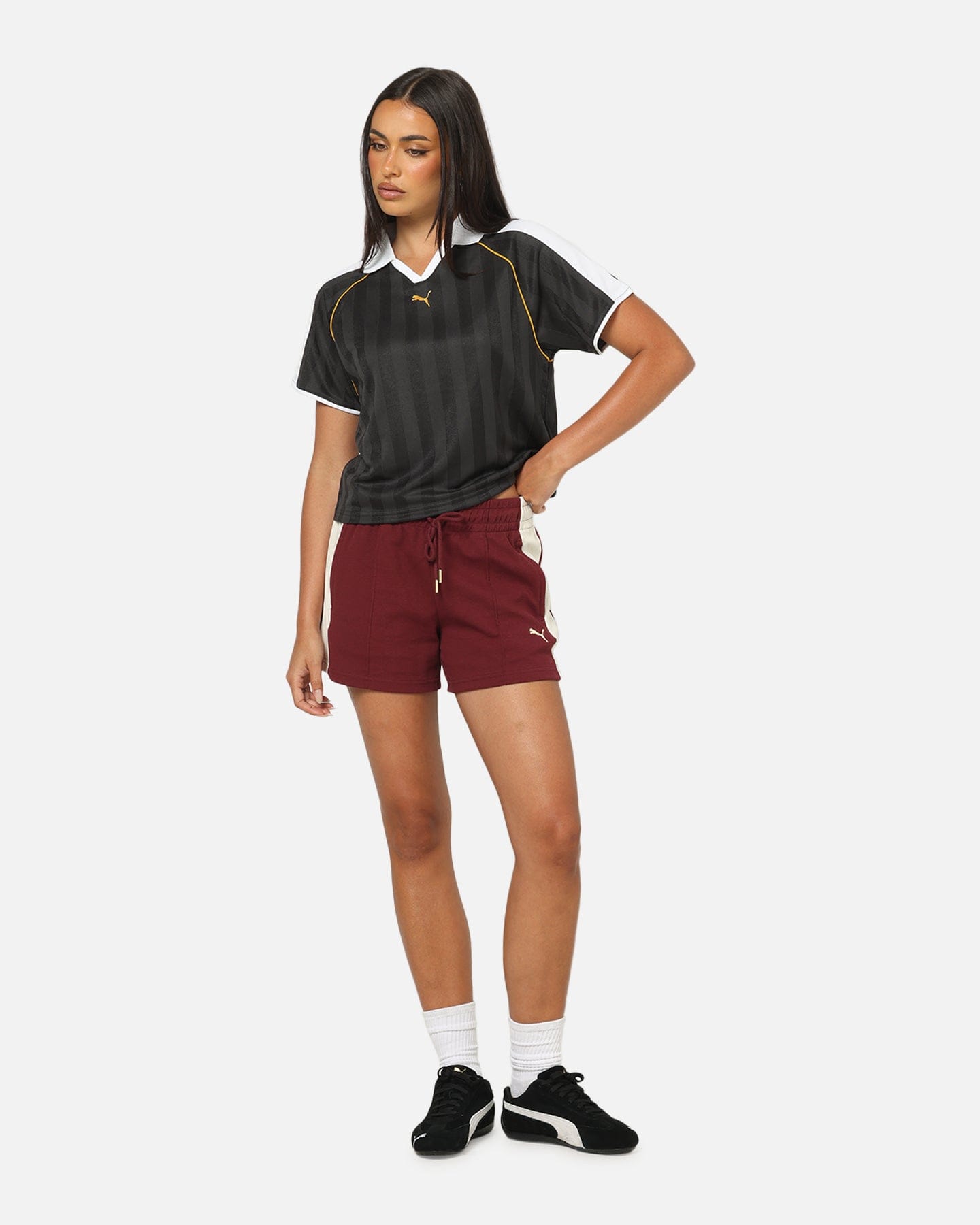 Puma Women's T7 Relaxed Football Jersey T - Shirt Puma Black