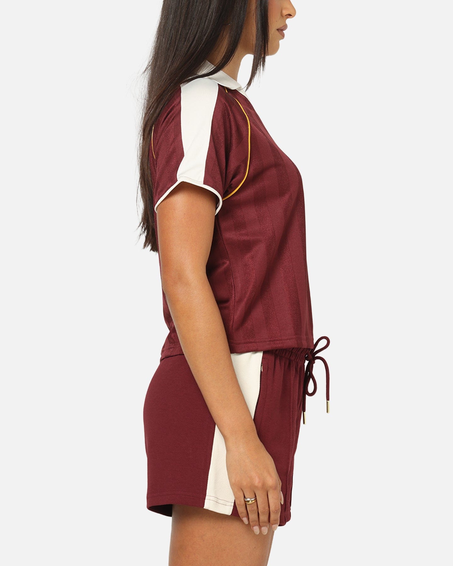 Puma Women's T7 Relaxed Football Jersey T - Shirt Ruby