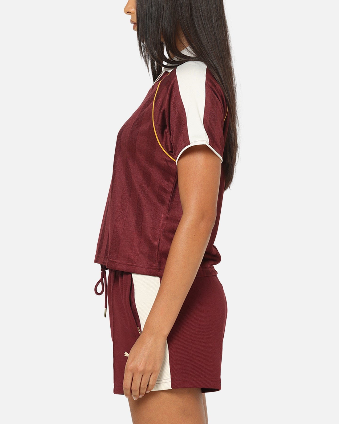 Puma Women's T7 Relaxed Football Jersey T - Shirt Ruby