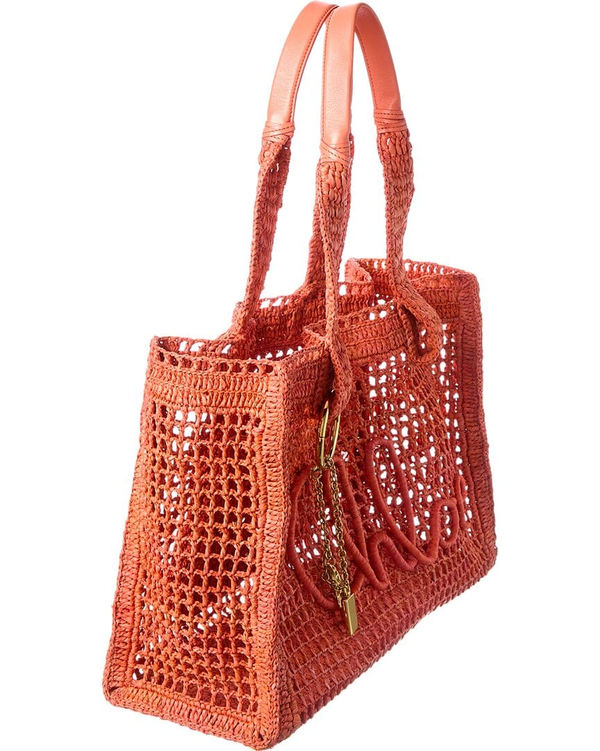 Summer Chloé Summer Banana Raffia Tote