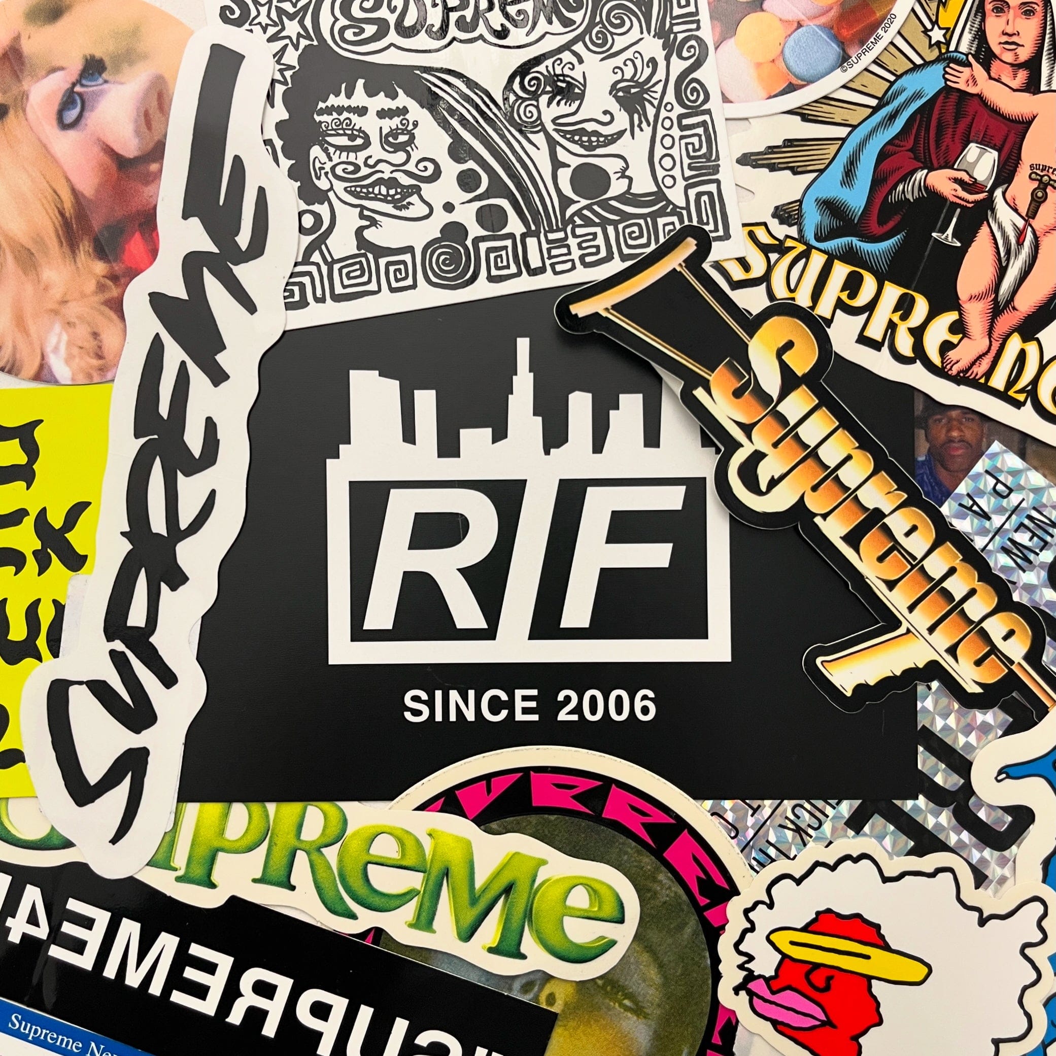 SUPREME RANDOM STICKER PACK (NO RED BOX LOGOS)