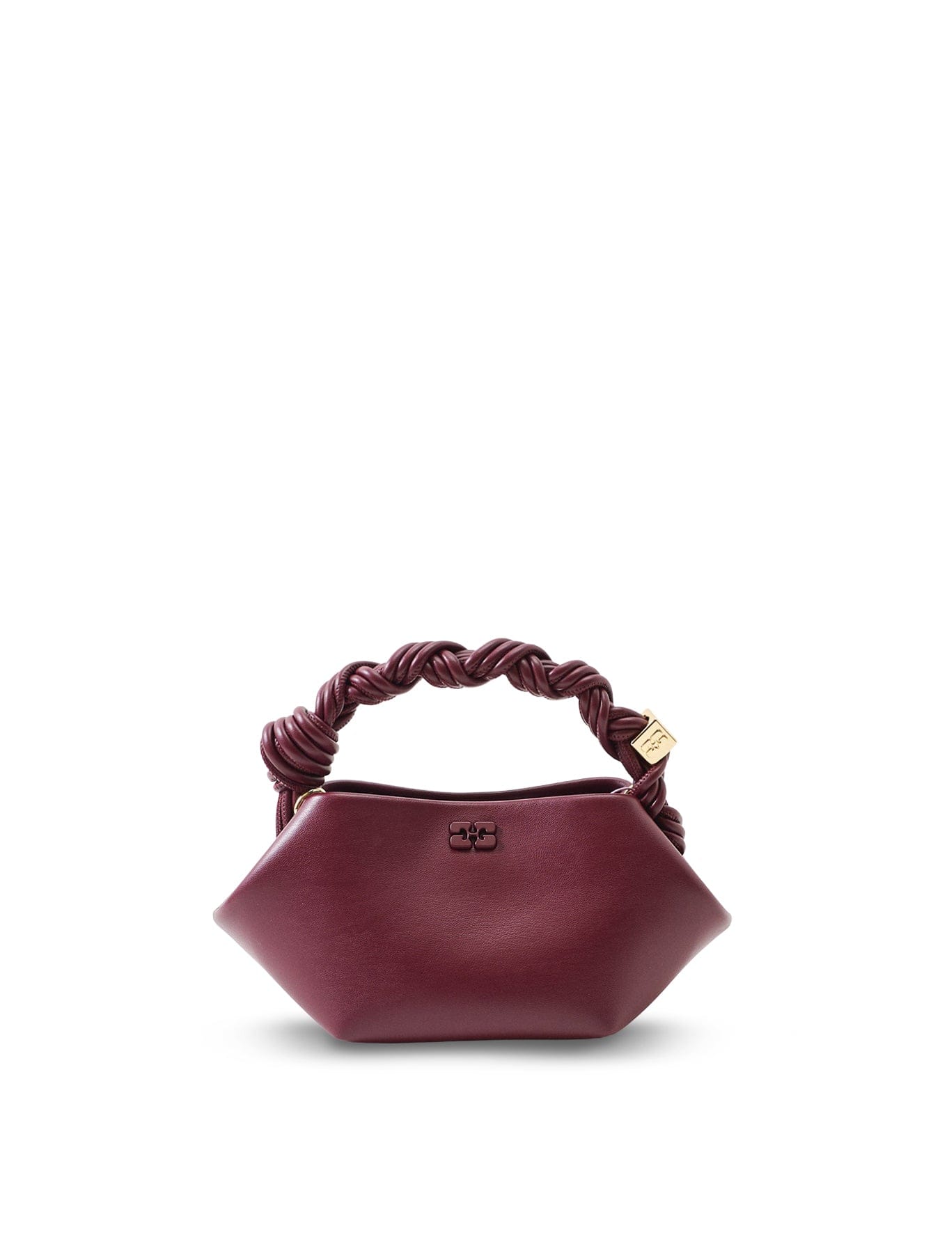 GANNI Bou Mini Crossbody Bag Burgundy