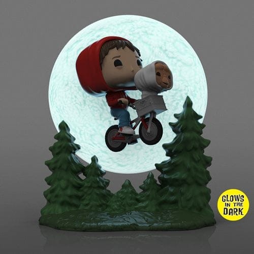 Funko Pop! Moment 1259 E.T. 40th Anniversary - Elliott & E.T. Glow - in - the - Dark Vinyl Figure