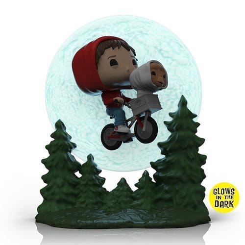 Funko Pop! Moment 1259 E.T. 40th Anniversary - Elliott & E.T. Glow - in - the - Dark Vinyl Figure