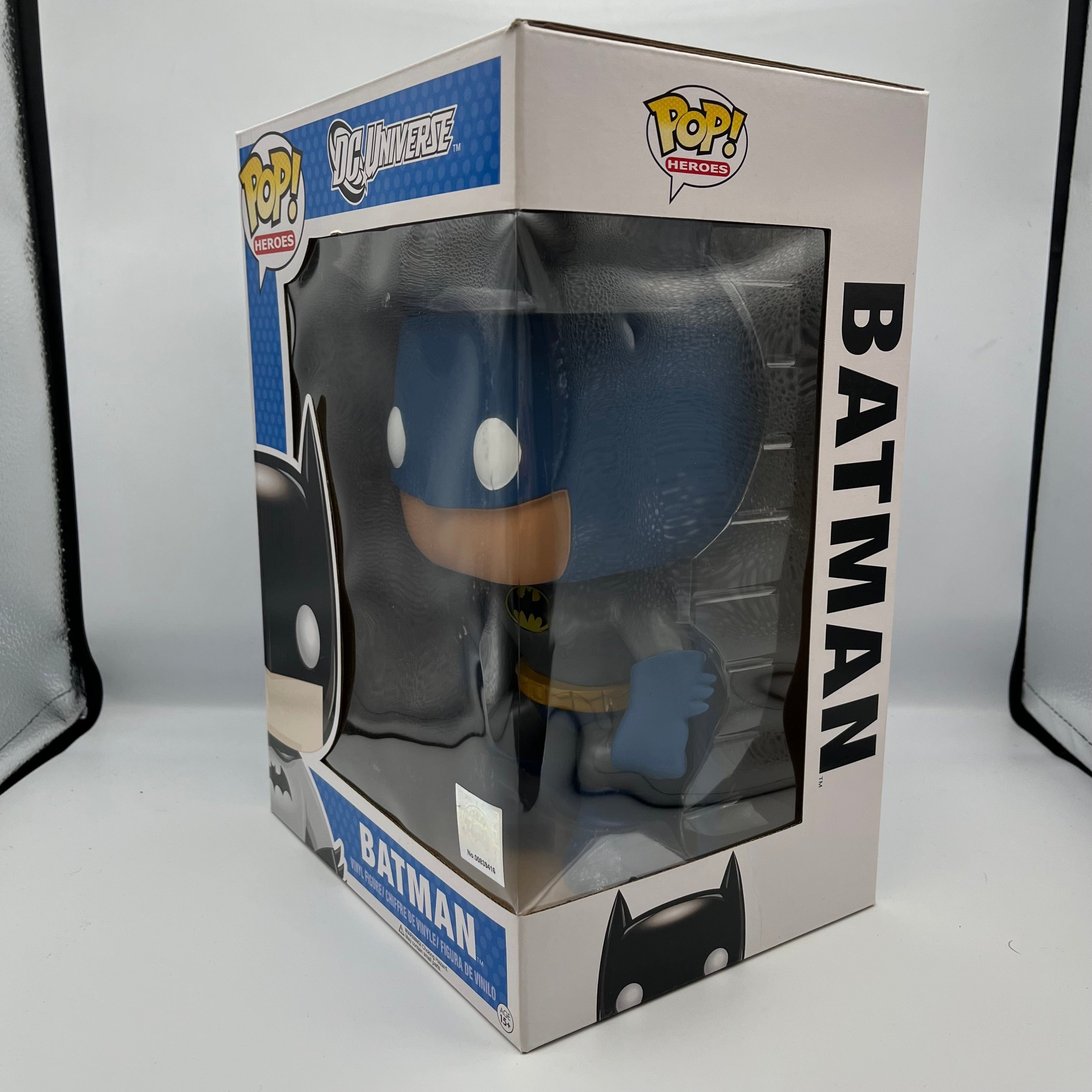 Funko Pop Batman Blue (Giant) Jumbo International Chase 9" Inch Super Size Rare Vaulted Classic DC Universe - B