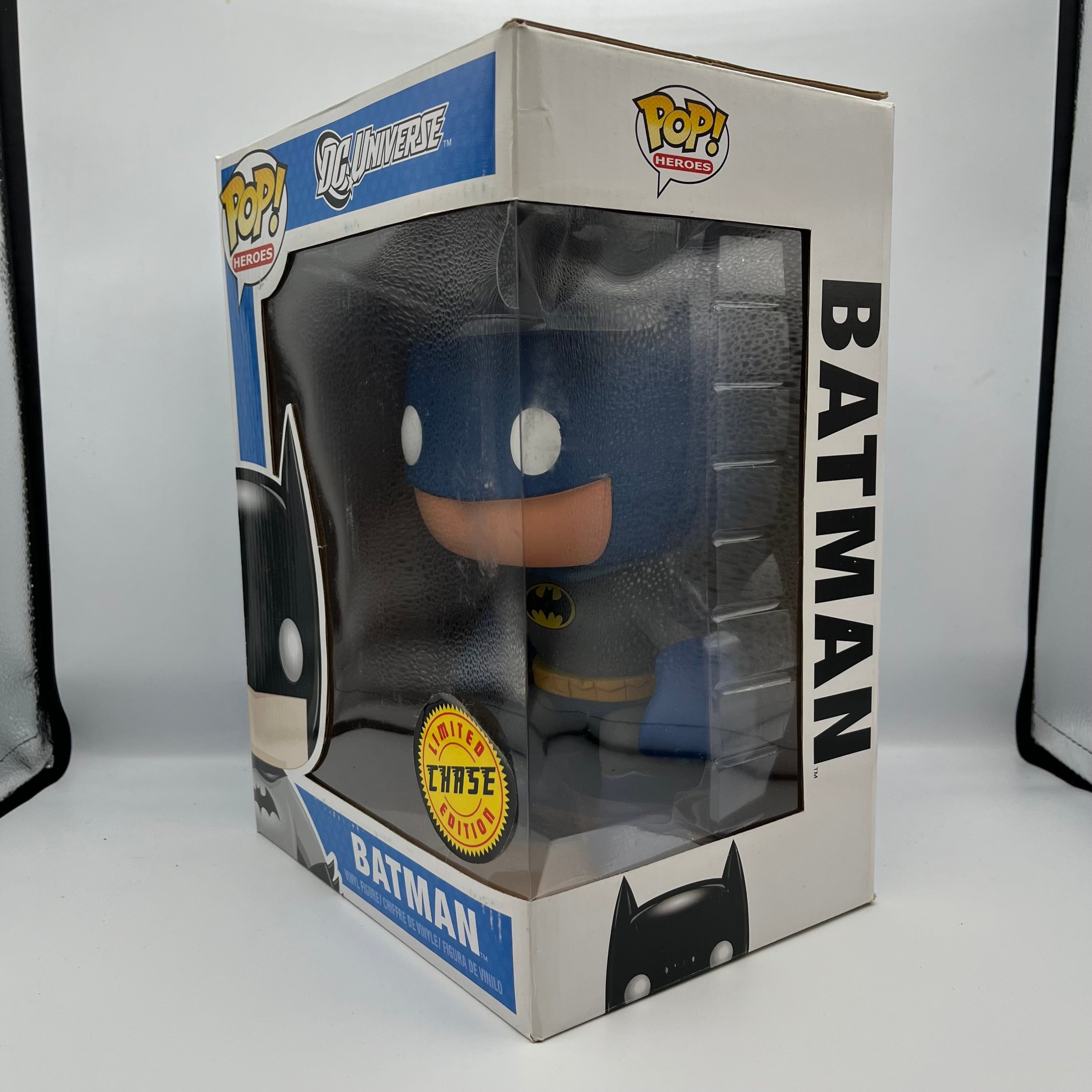 Funko Pop Batman Blue (Giant) Jumbo 9" Inch Super Size Rare Vaulted Classic DC Universe 2012 Release