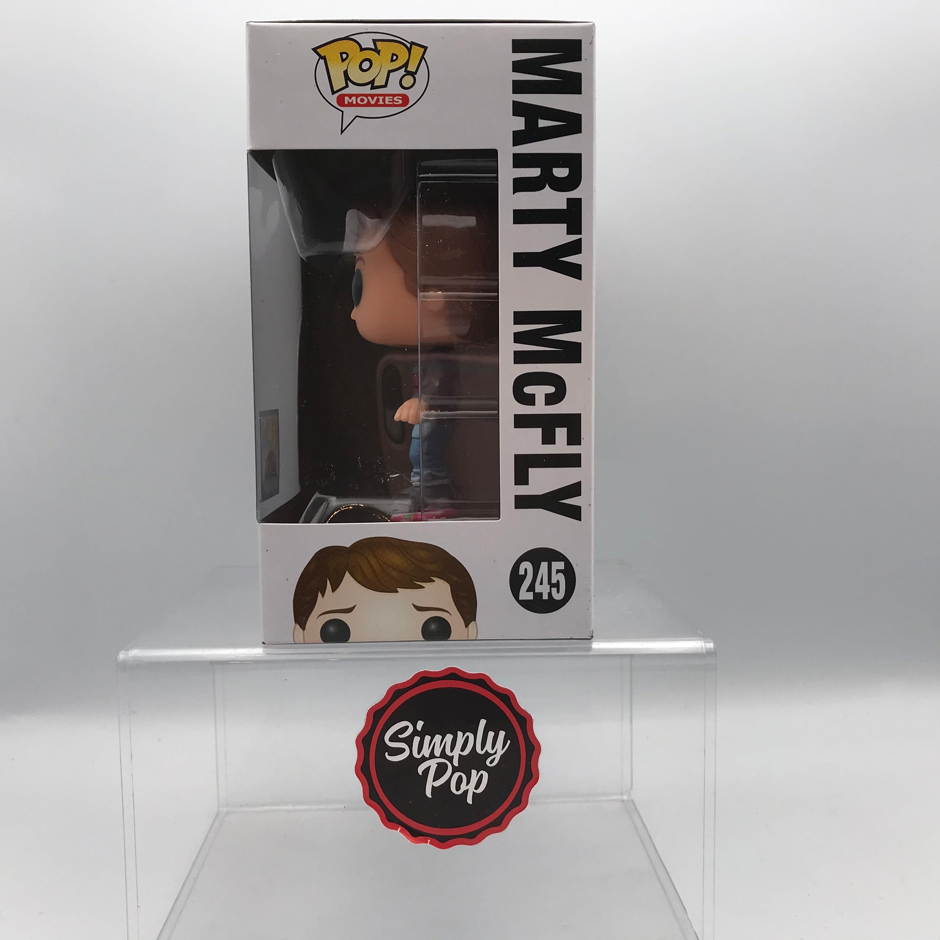 Funko Pop Marty McFly Hoverboard #245 Fun.com Exclusive Vaulted Grail Back To The Future II Movies